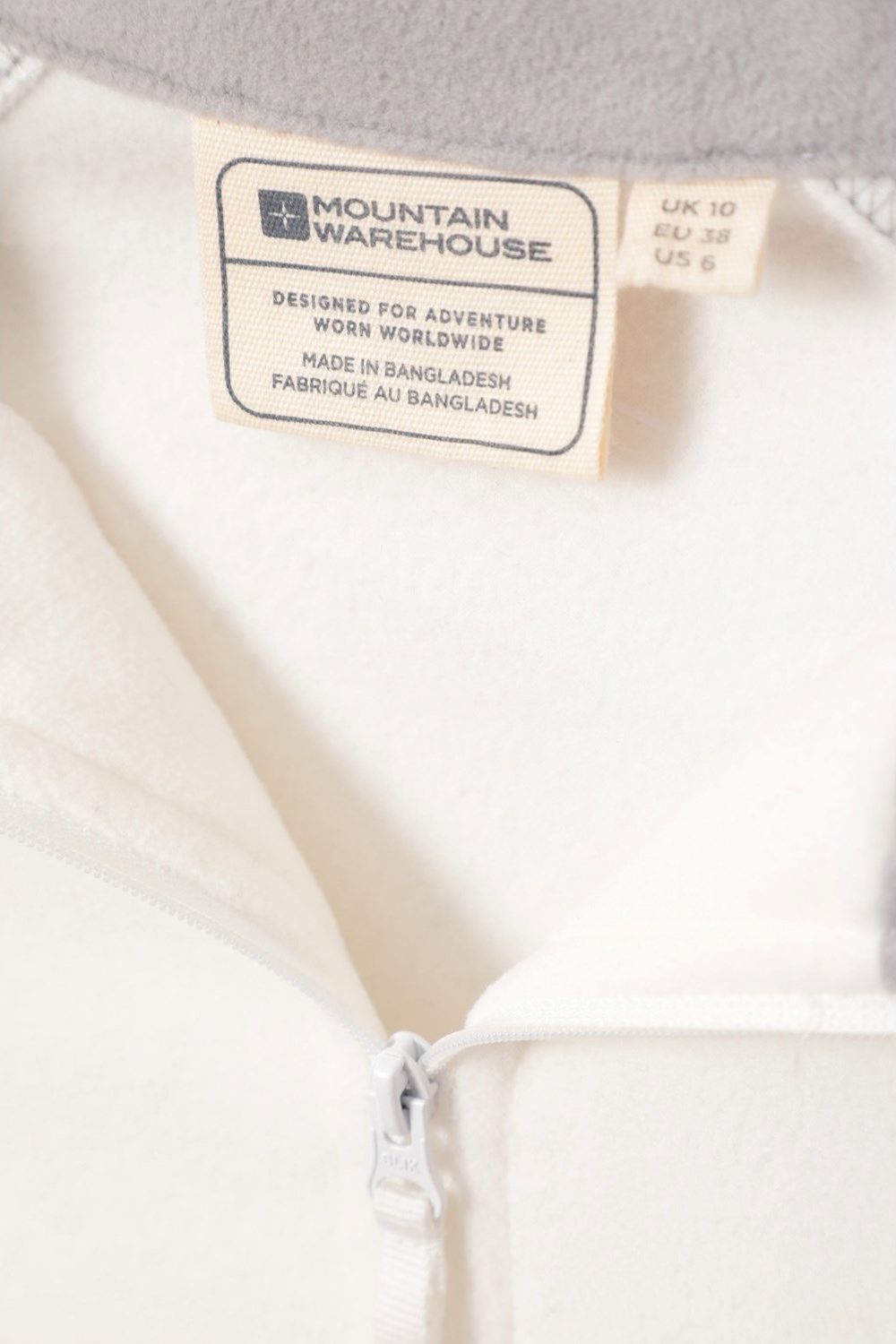 Beige Montana Half Zip Fleece Top, Image 2 of 5