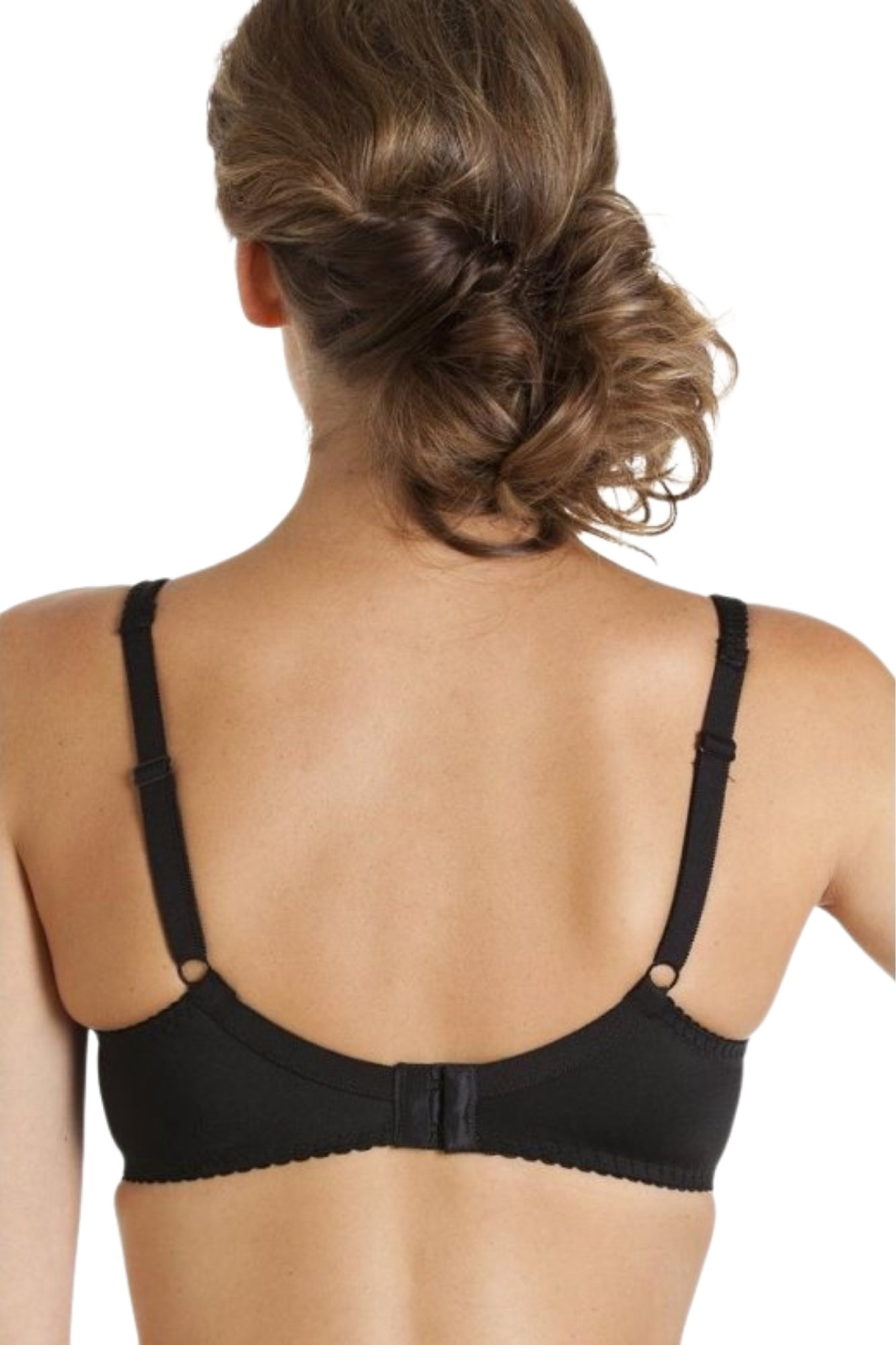 Black Floral Lace Full Cup Underwired Bra, Image 3 of 4