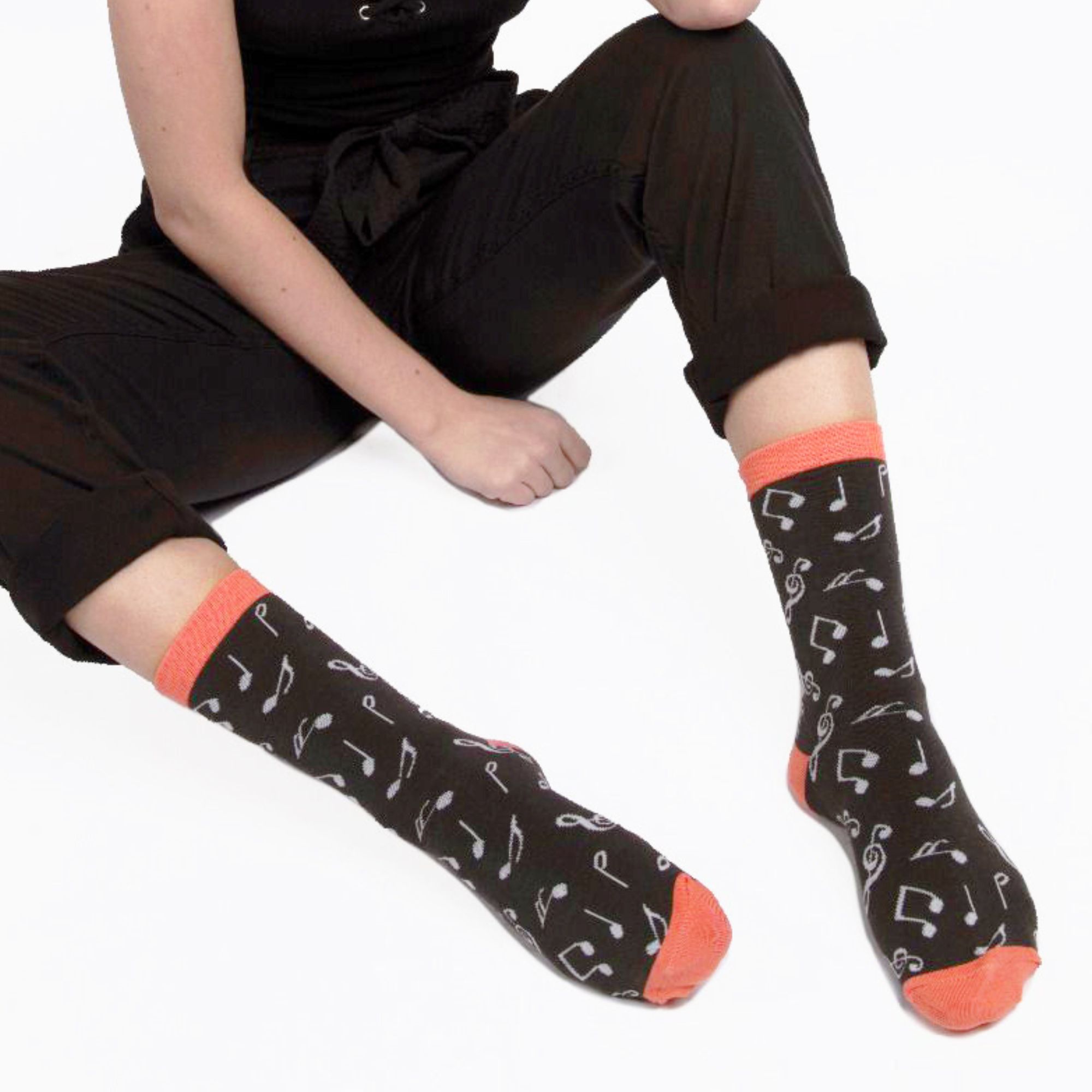 Multi 1 Pack Ladies Novelty Patterned Bamboo Socks, Image 3 of 5