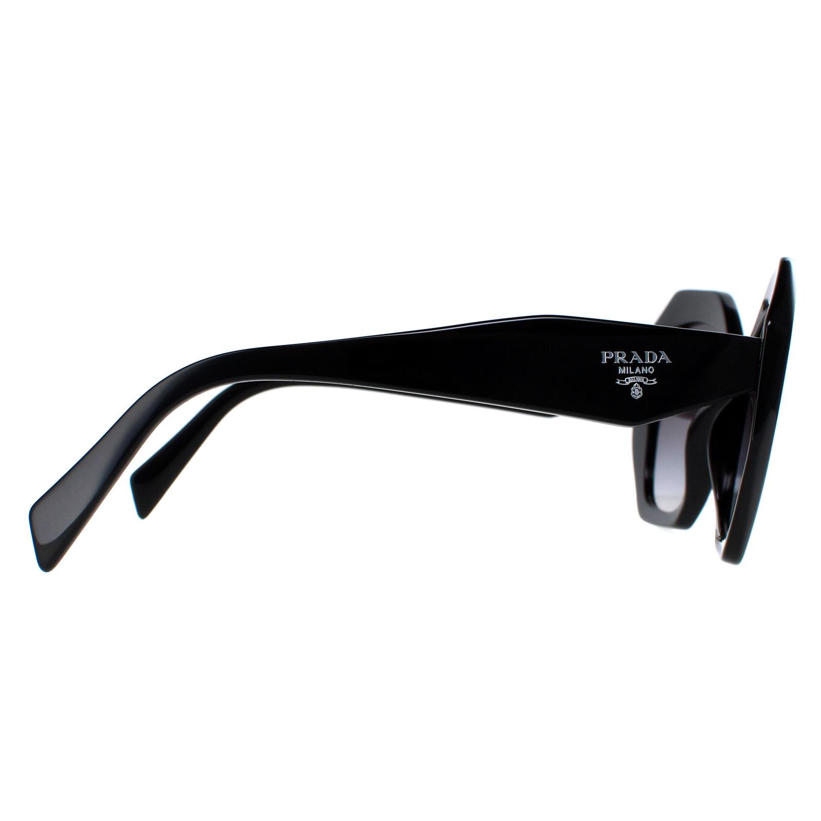 Black Prada Black Round Black Grey Gradient PR16WS, Image 4 of 6