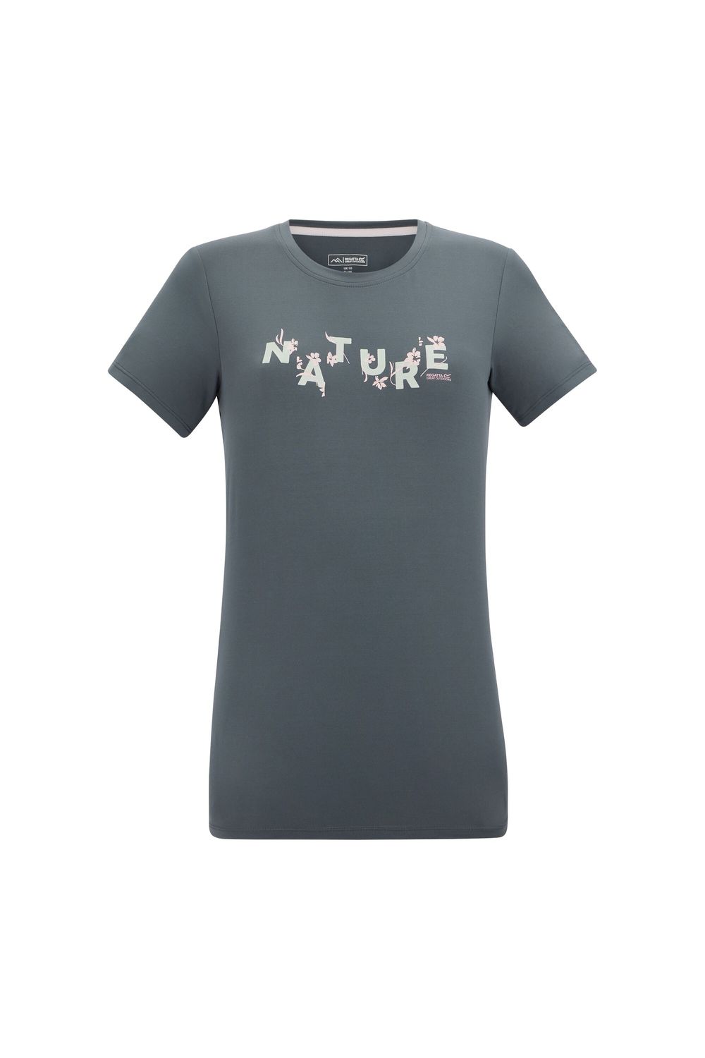 Grey Fingal Flowers Stretch TShirt, Image 1 of 3