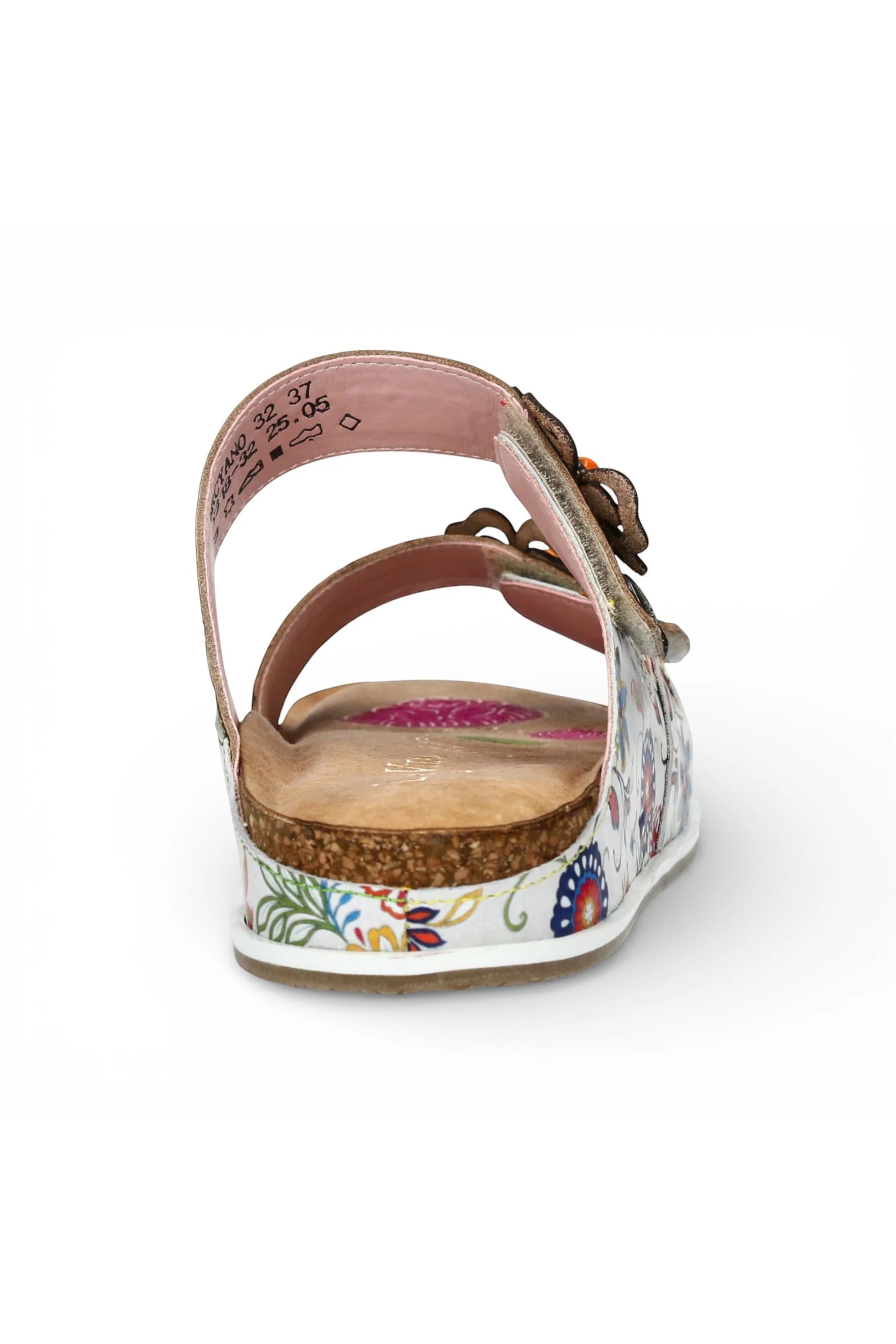 Beige Womens Casual Strappy Sandals-BRCYANO-32, Image 6 of 7