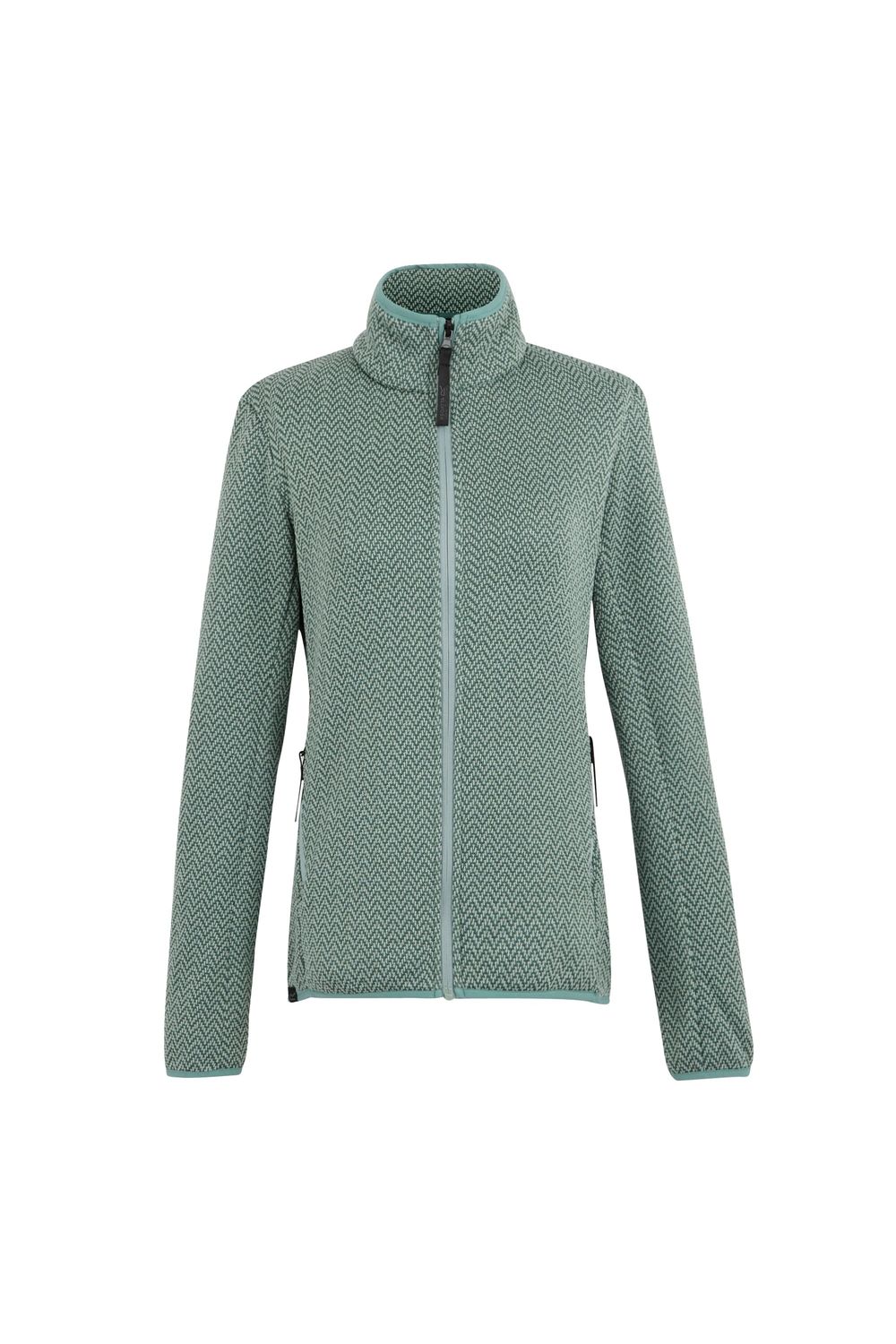 Pale Green Elzie Full Zip Fleece Jacket, Image 2 of 5