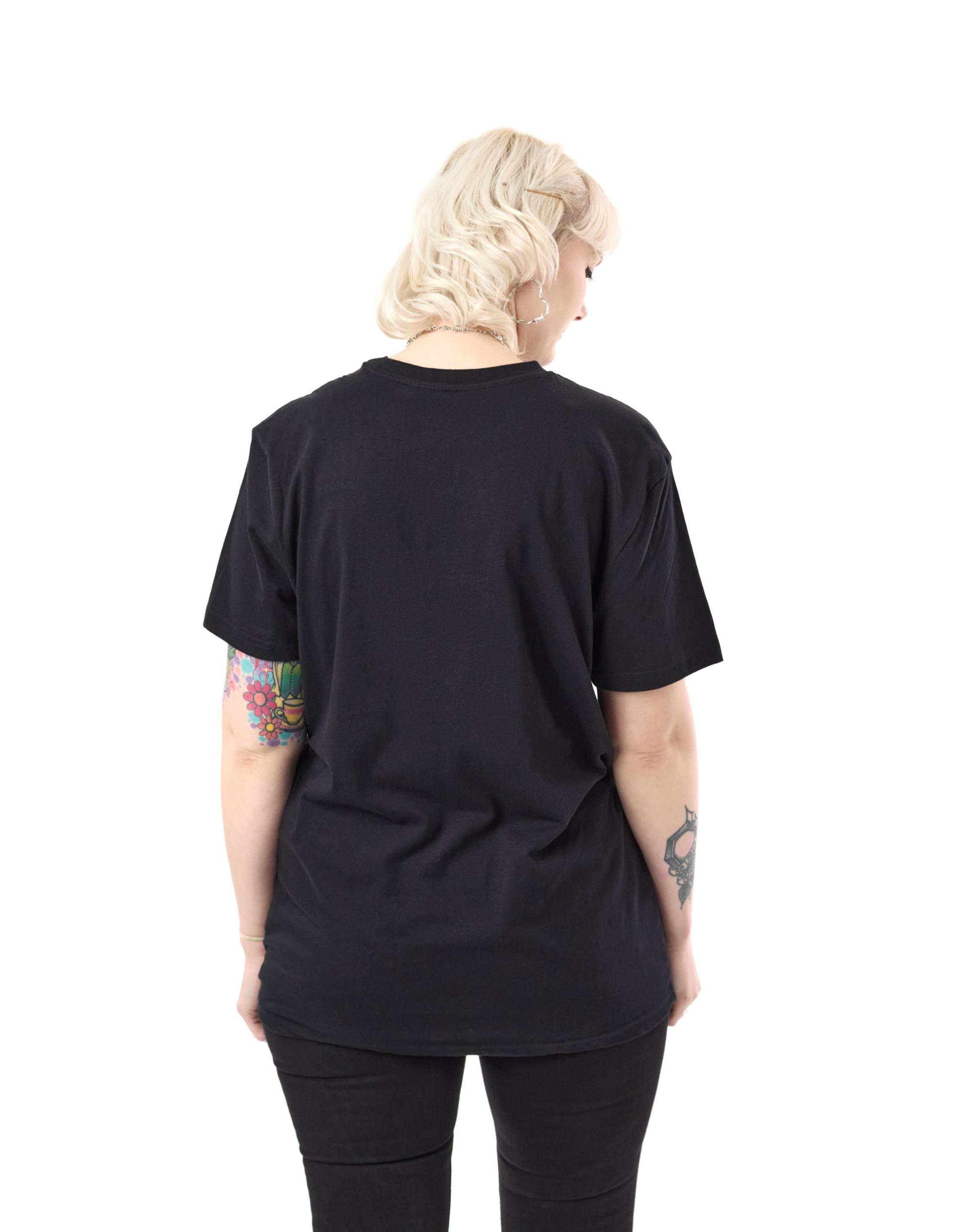 Black Hello Kitty Rock Life Small T-Shirt, Image 2 of 6