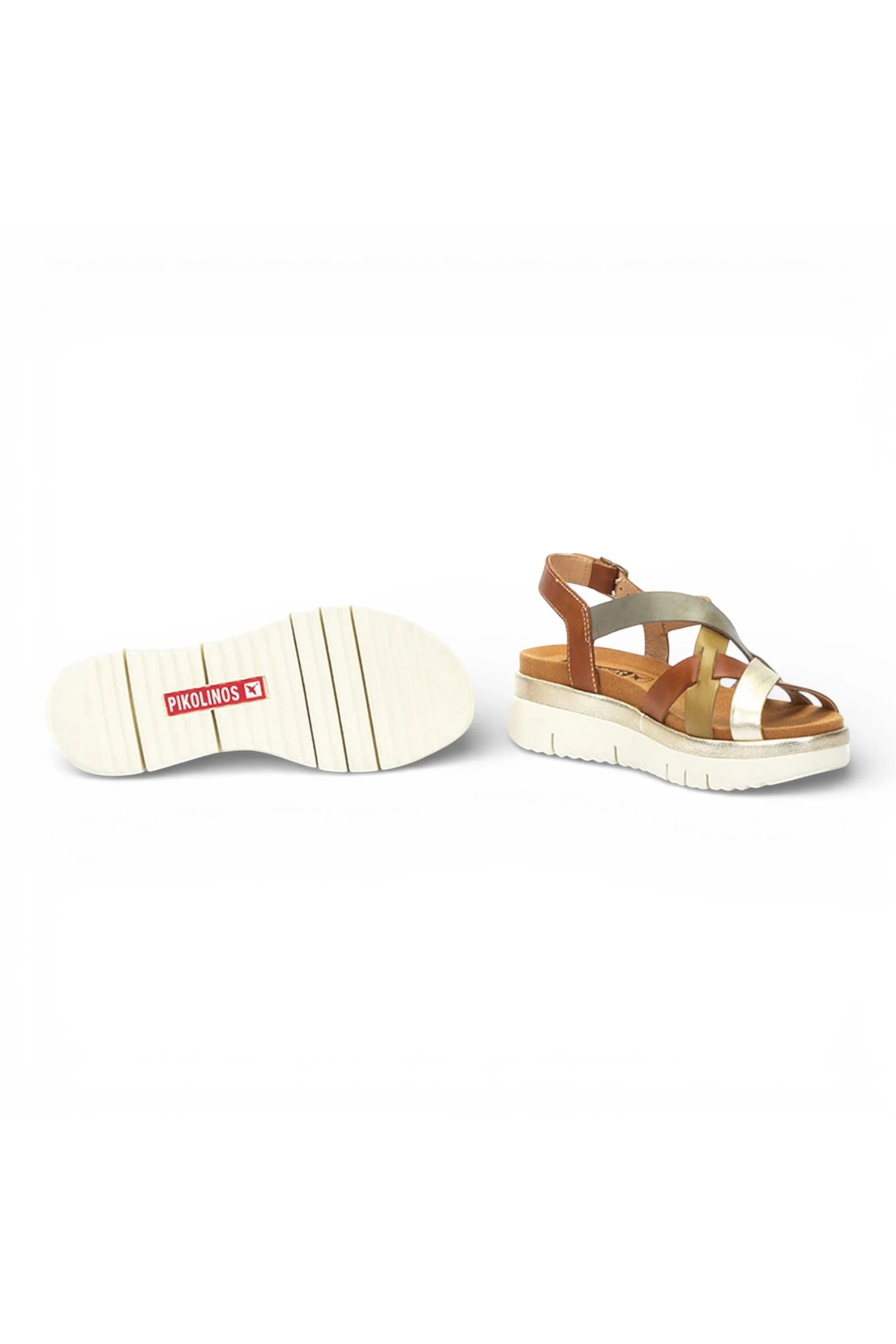 Brown Womens Heel Summer Sandals -W4N-0650C1, Image 7 of 8