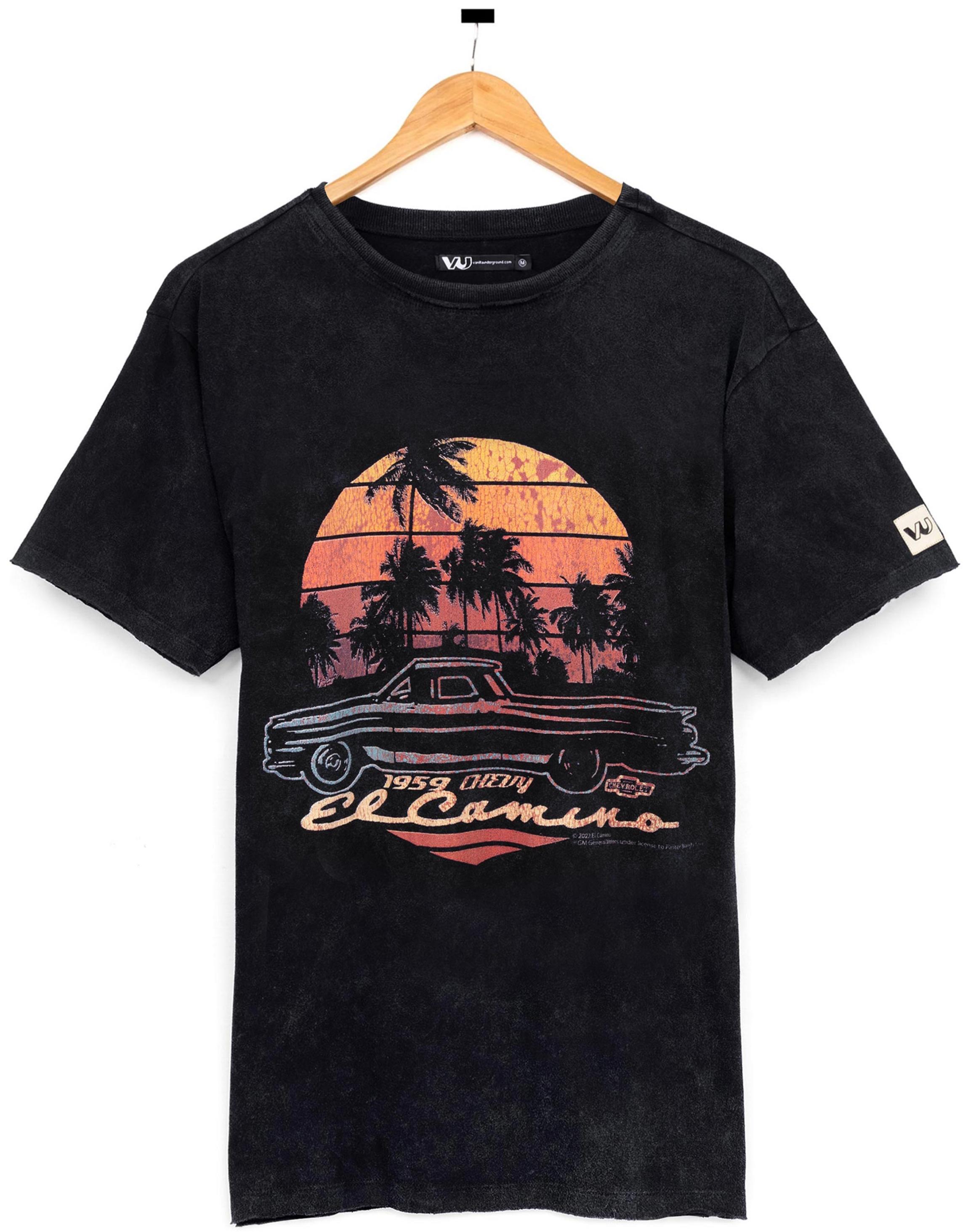 Black GM Motors El Camino Tshirt, Image 5 of 5