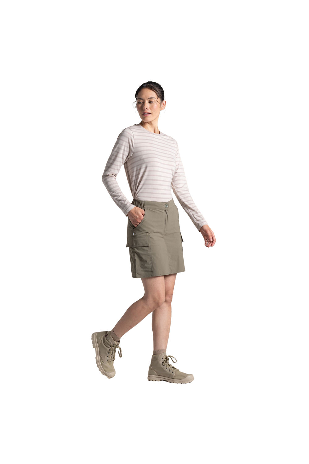 Olive NosiLife Pro Cargo Skirt, Image 5 of 5
