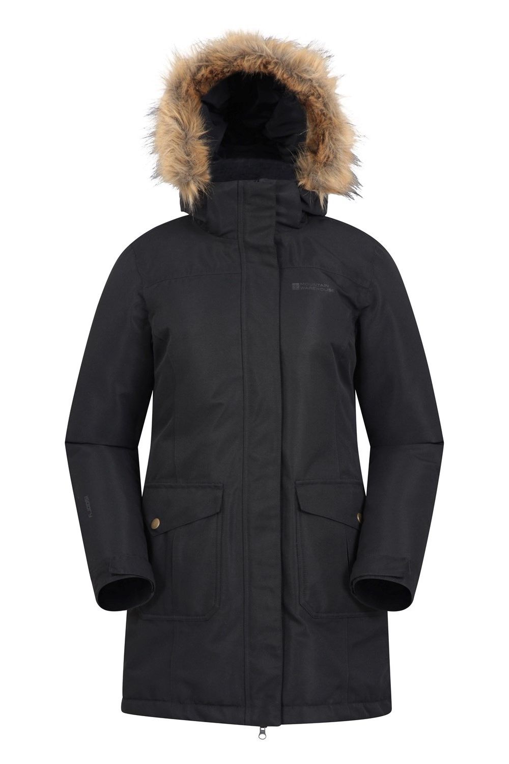 Black Tarka II Long Padded Jacket, Image 1 of 5
