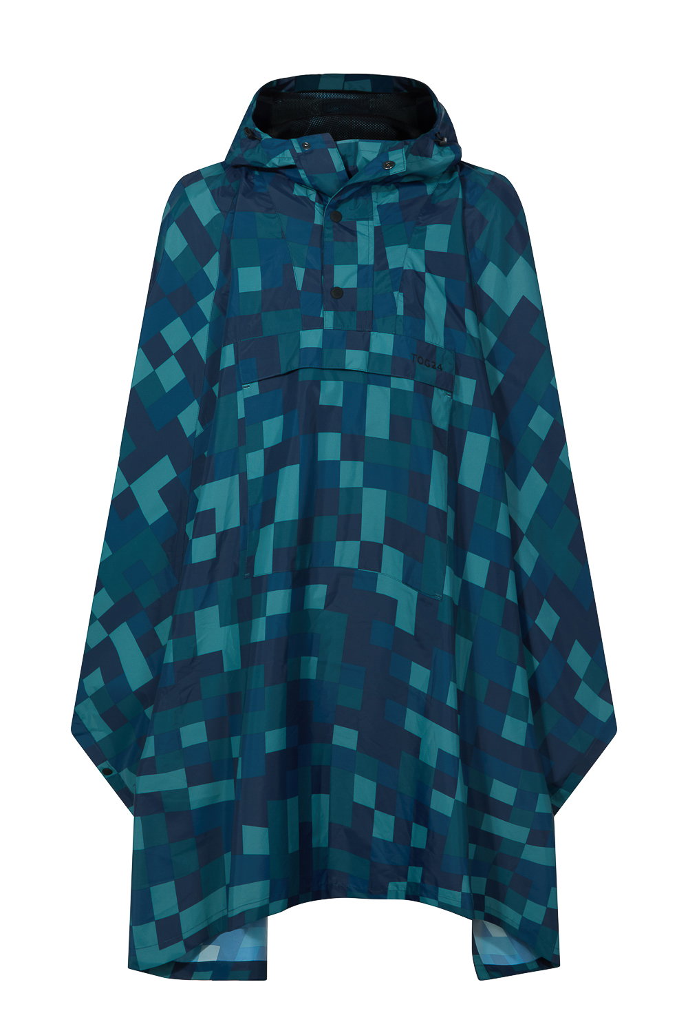 Blue Drench Waterproof Poncho, Image 6 of 6