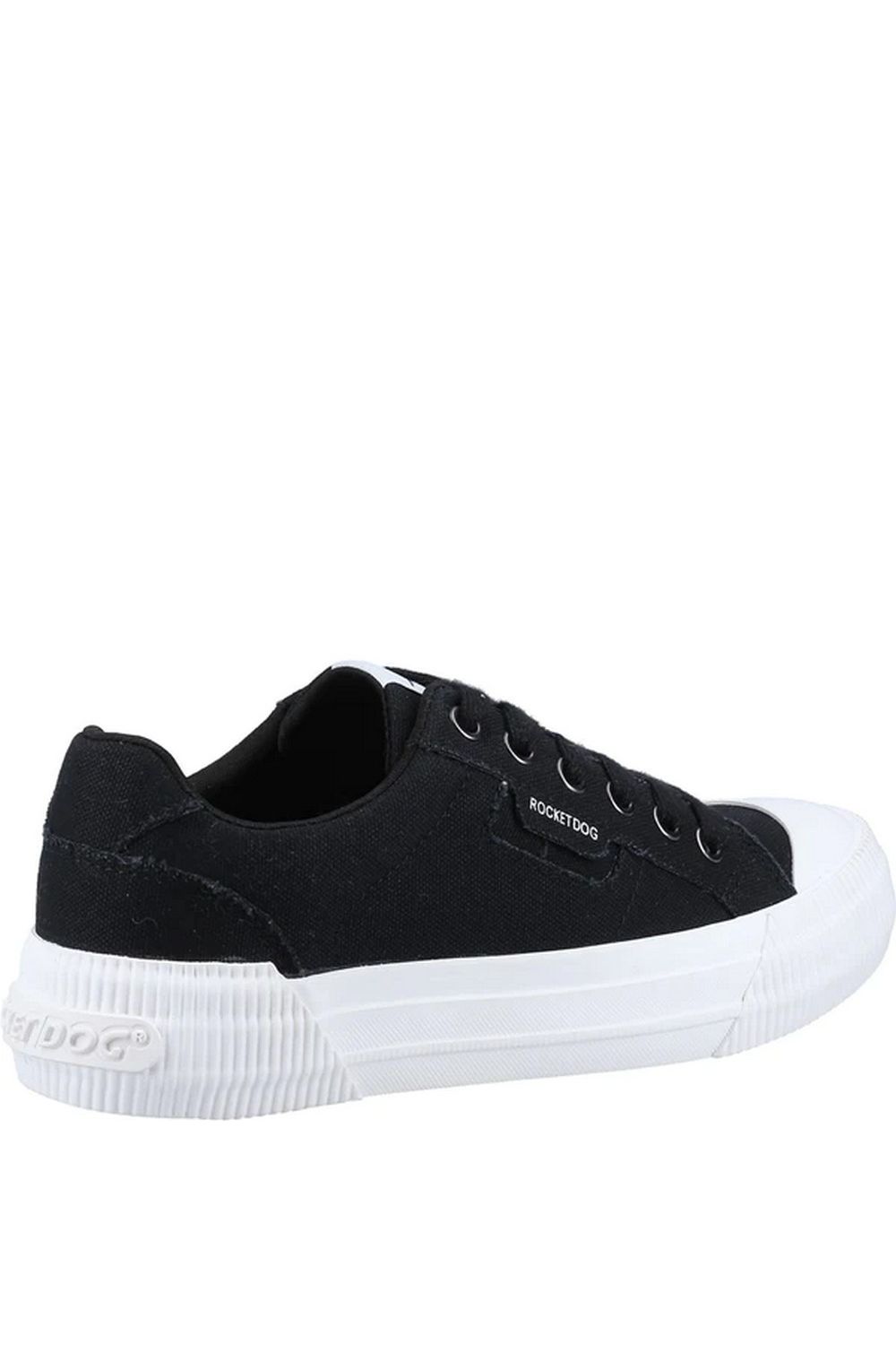 Black Cheery 12A Canvas Trainers, Image 4 of 4