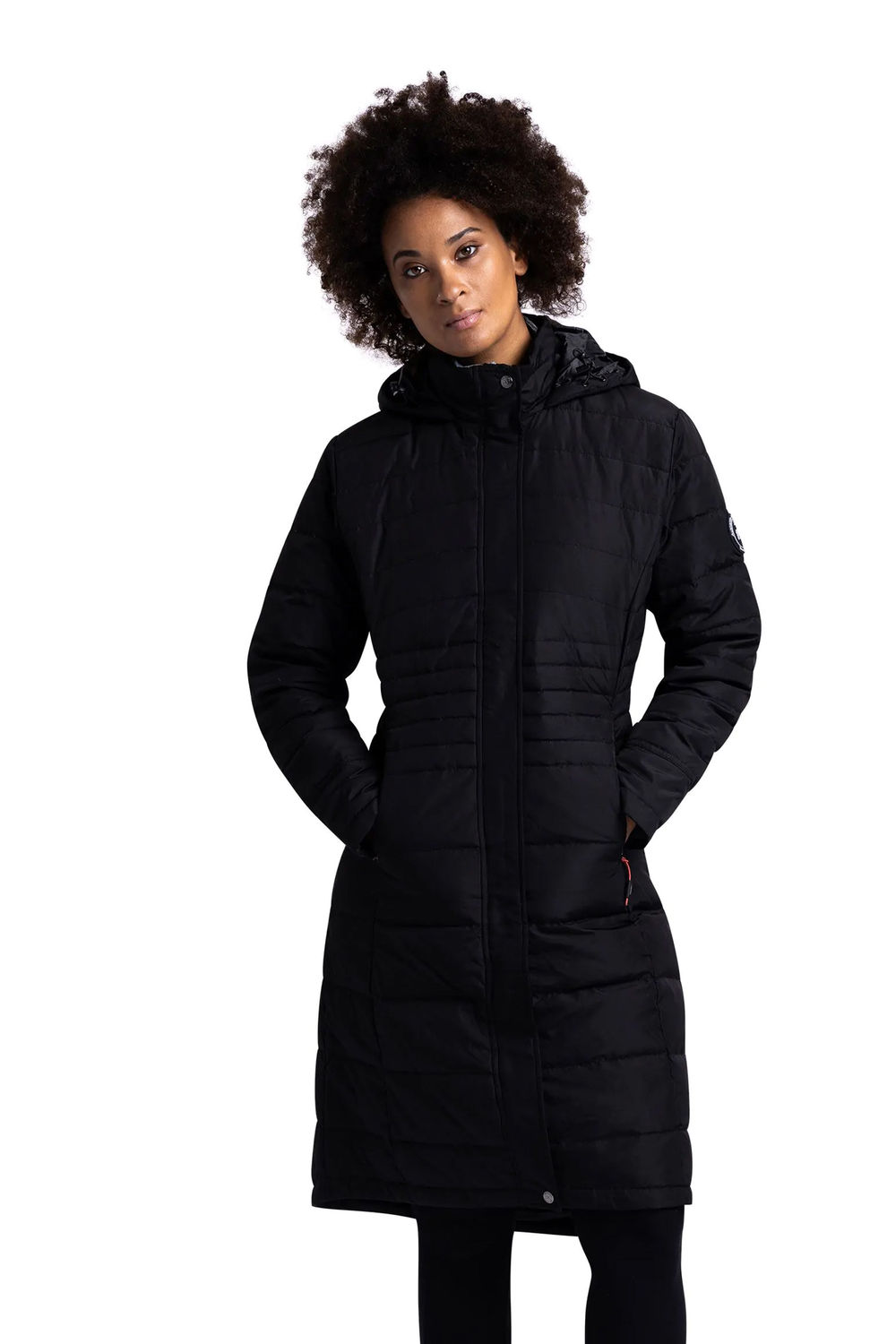 Black Trespass Black Bitsy Down Jacket, Image 5 of 5