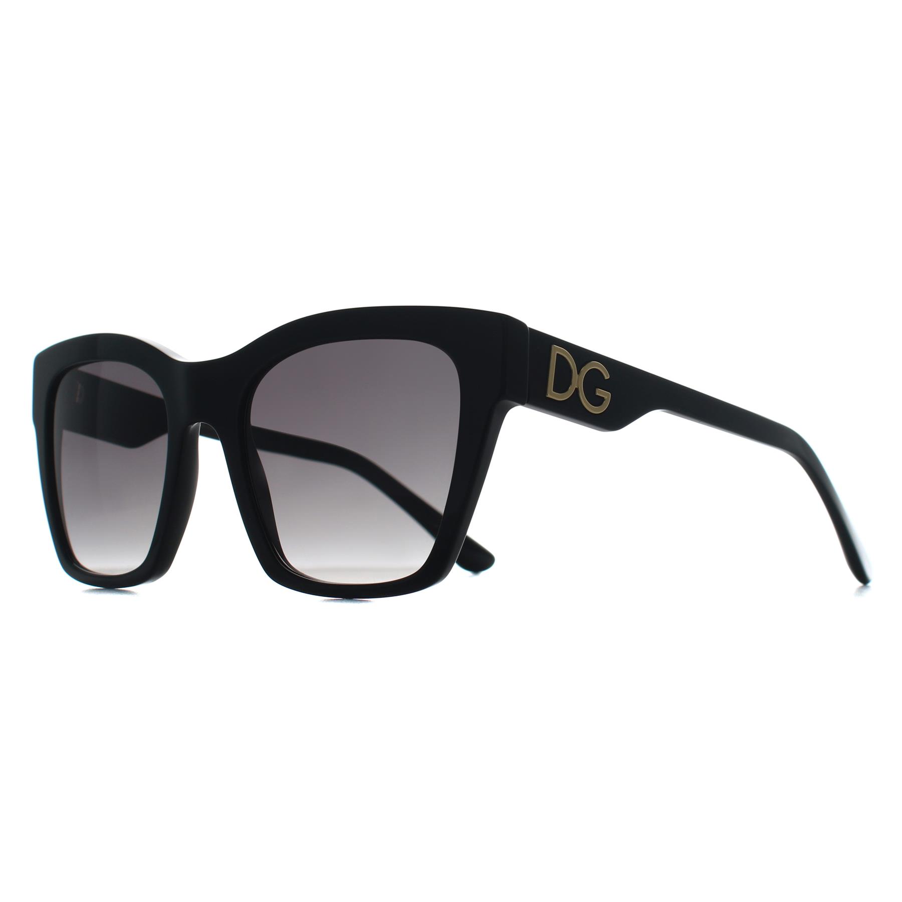 Black Dolce and Gabbana Black Square Black Grey Gradient DG4384, Image 2 of 3