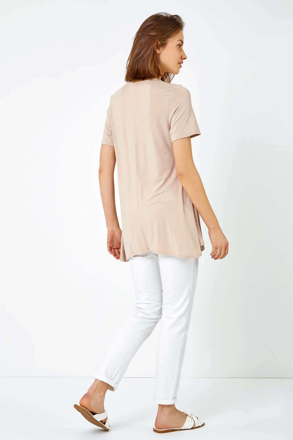 Stone Metallic Animal Print T-Shirt, Image 4 of 5