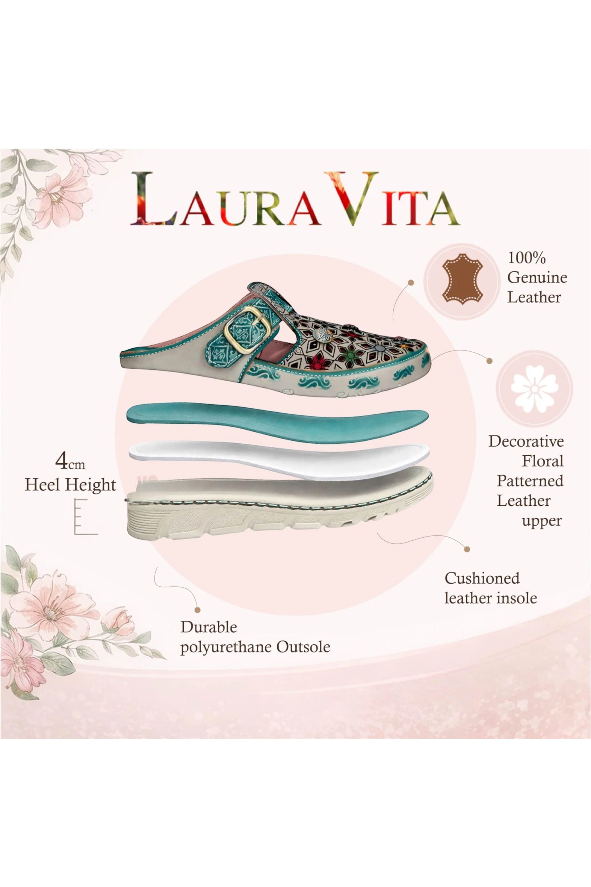 Blue Womens Cushioned Wedge Sandals-DORRY-01, Image 3 of 7