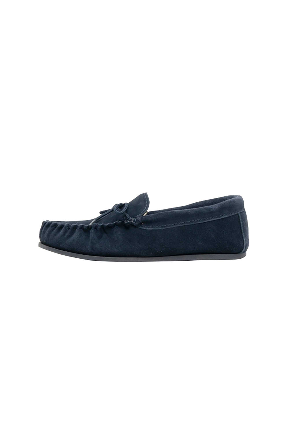 Navy Lily Slip On Slippers, Image 2 of 3