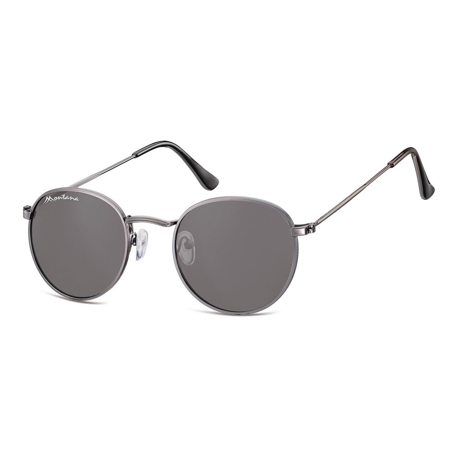Grey Round Gunmetal Smoke S92, Image 1 of 2