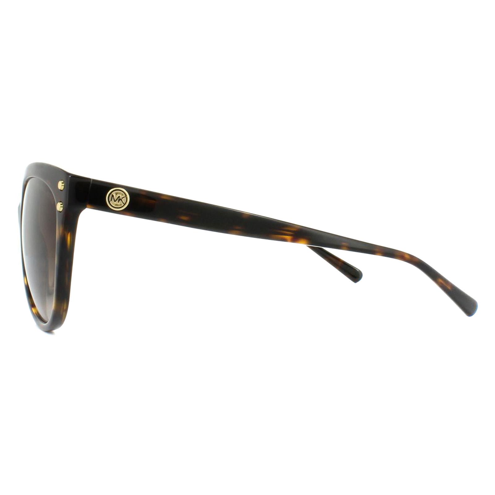 Brown Cat Eye Dark Havana Brown Gradient Sunglasses, Image 3 of 6