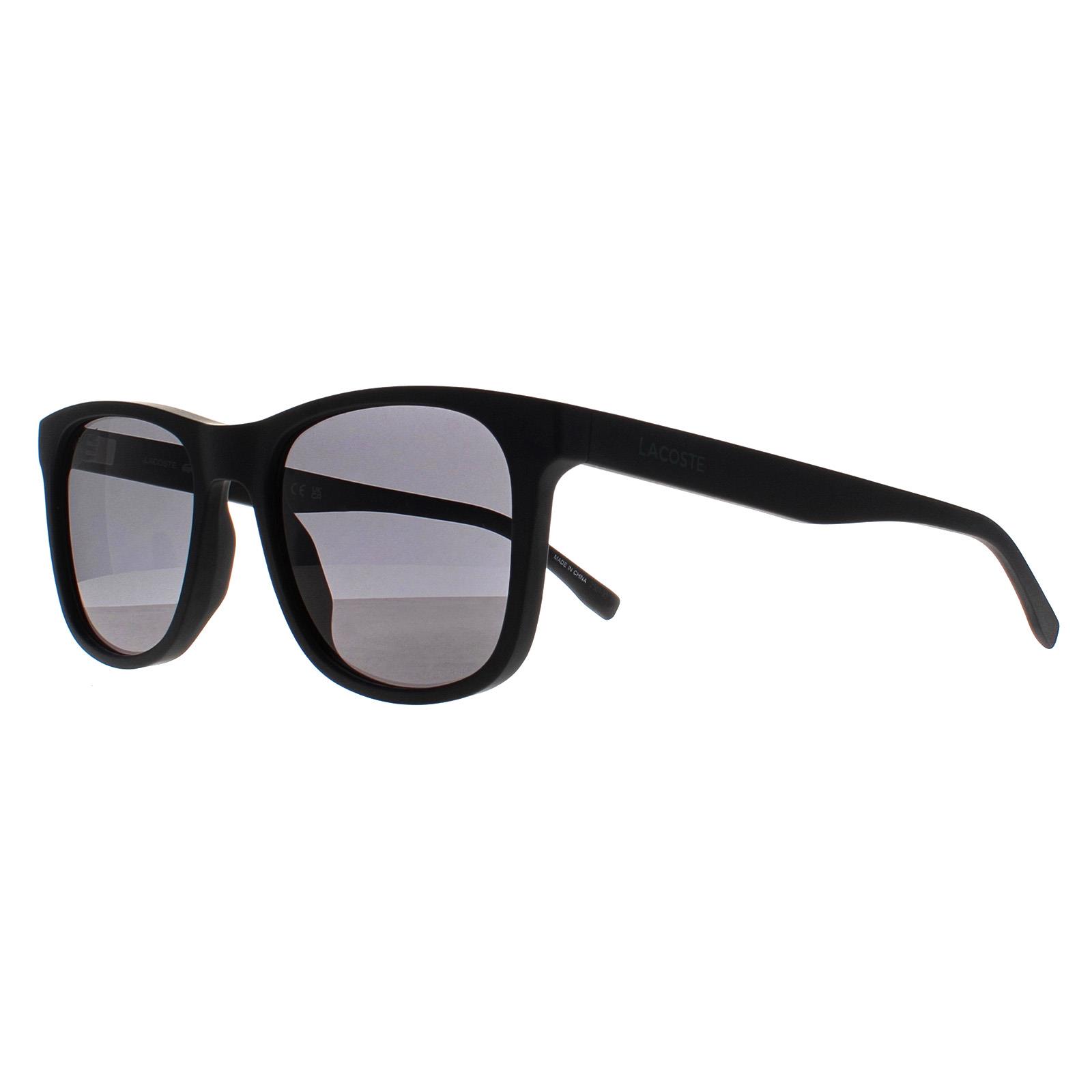 Black Lacoste Black Rectangle Matte Black Grey L929SE, Image 2 of 4