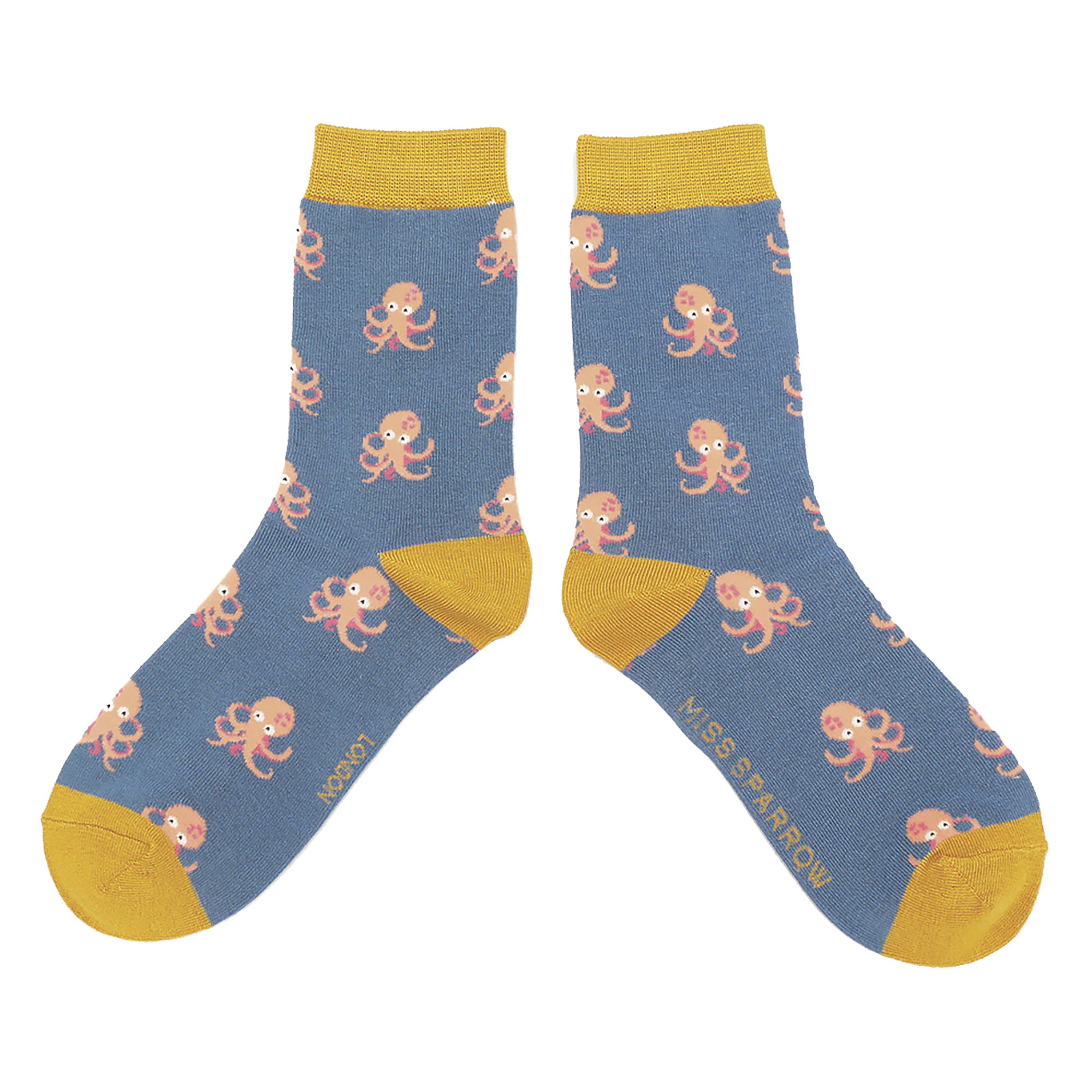 Aquamarine 1 Pack Novelty Animal Patterned Bamboo Socks, Image 3 of 4