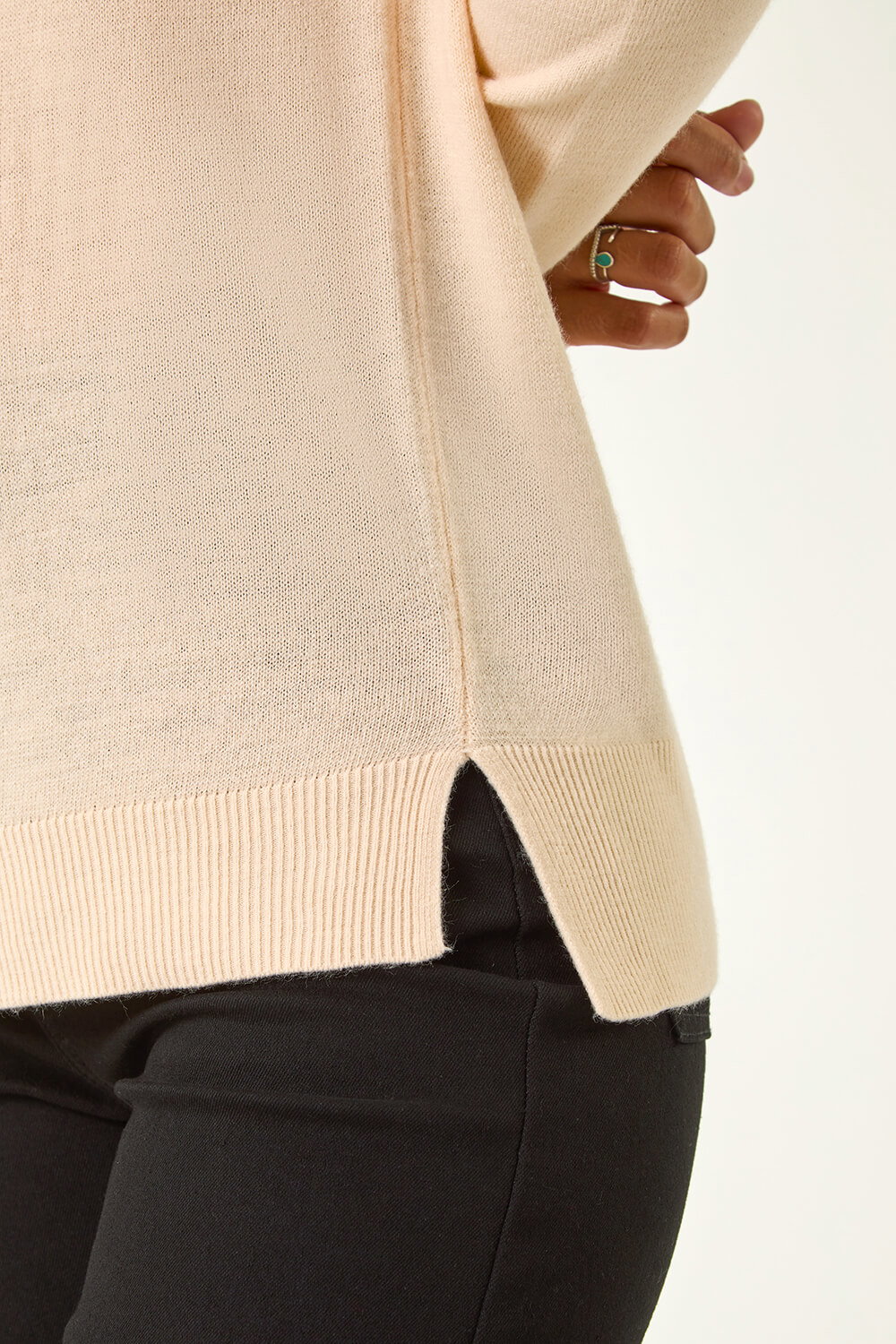Natural Soft Crew Neck Jumper, Image 6 of 5