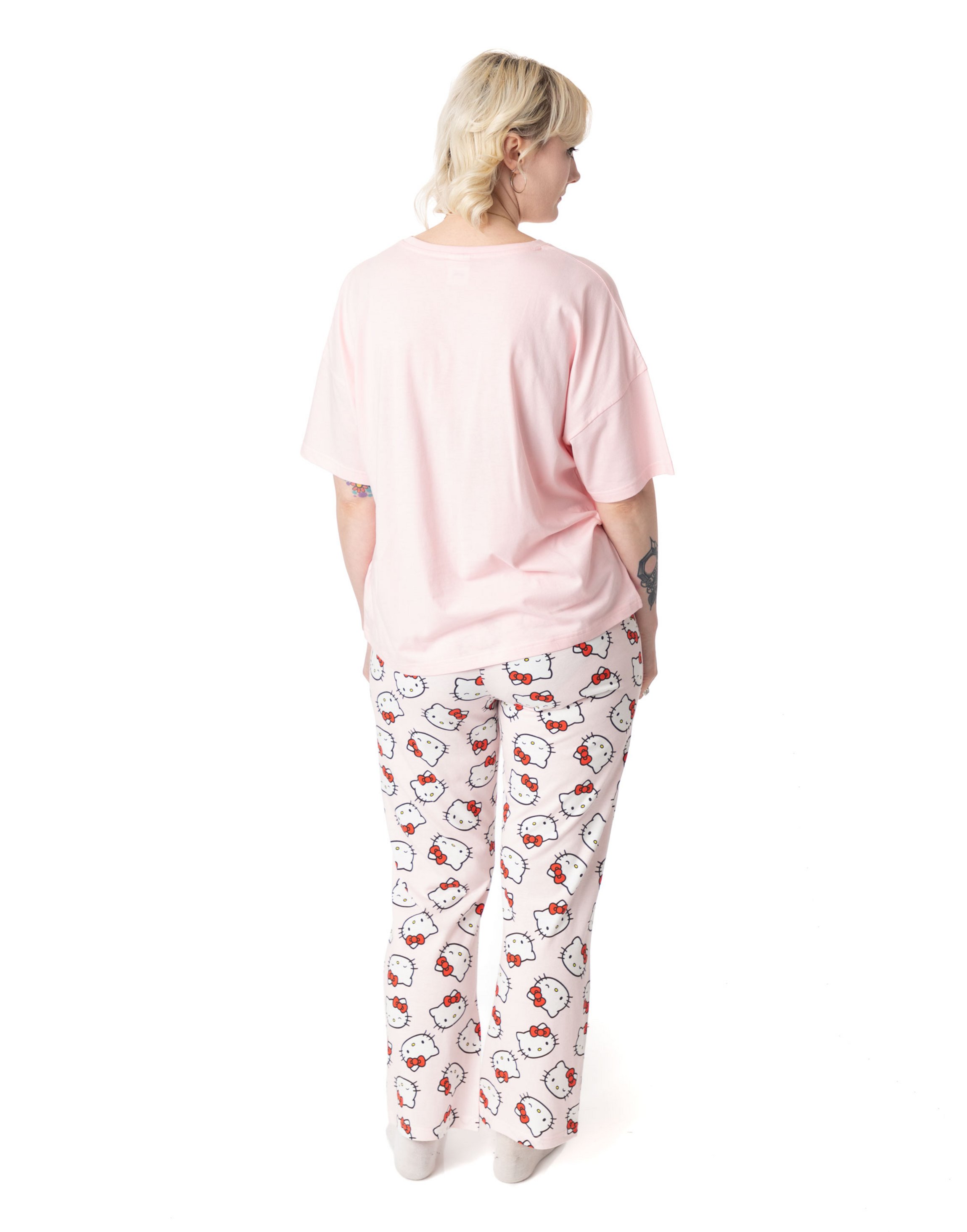 Pink Hello Kitty Pink Hello Kitty Character X-Large Pyjama Set, Image 2 of 6