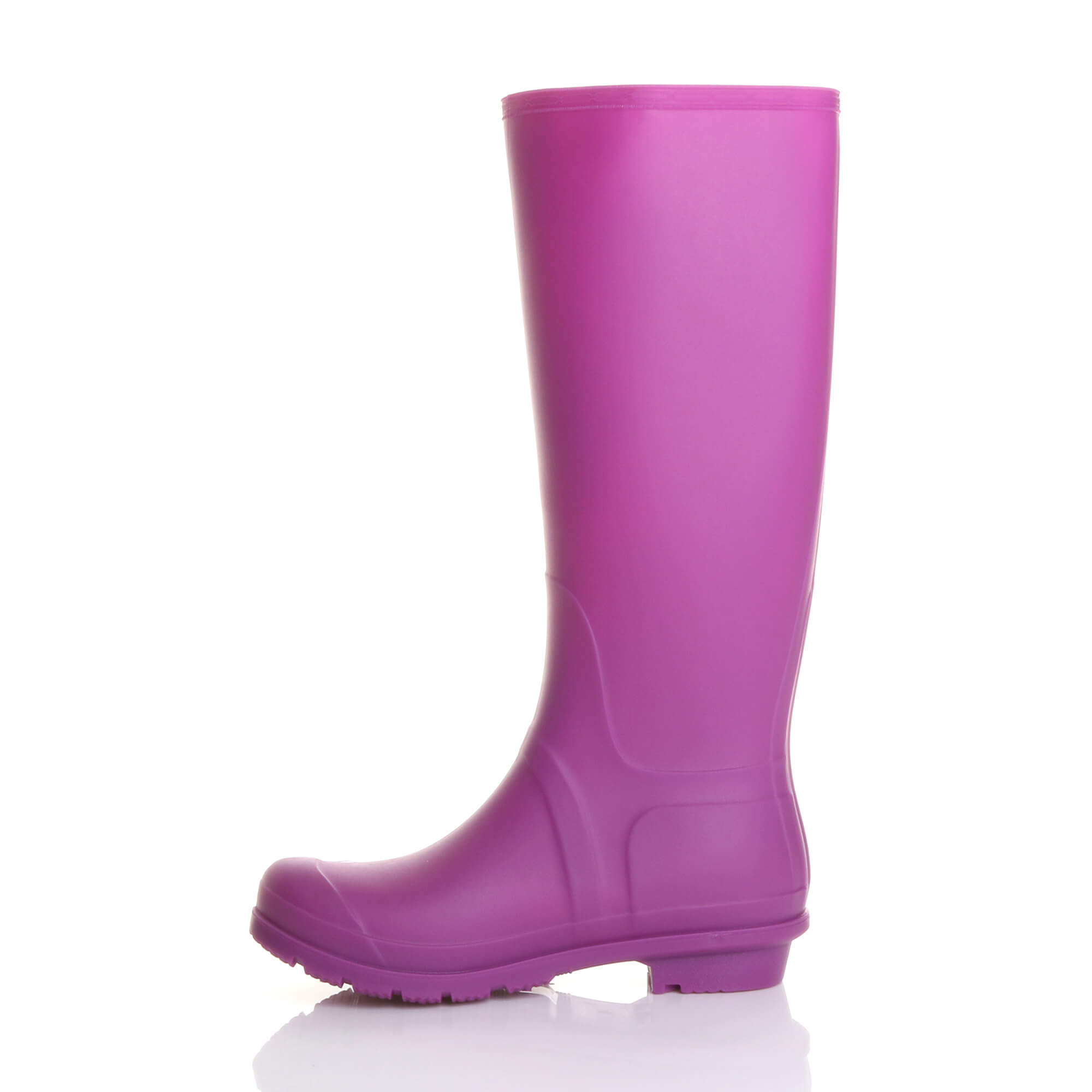 Fuchsia AJVANI Fuchsia Waterproof Wellington Boots Wellies, Image 3 of 6