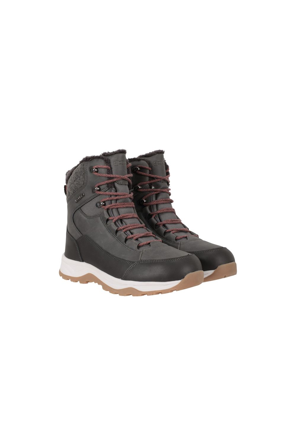 Khaki Tundra Leather Snow Boots, Image 1 of 6