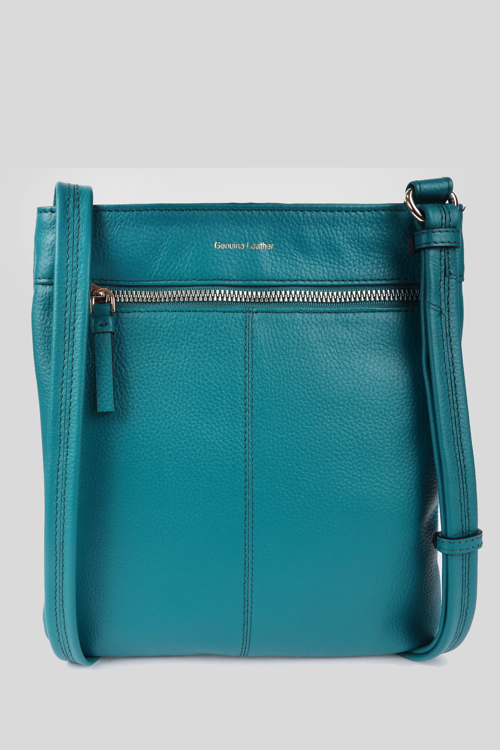 Teal 'Heaven' Real Leather Cross Body Bag, Image 3 of 4