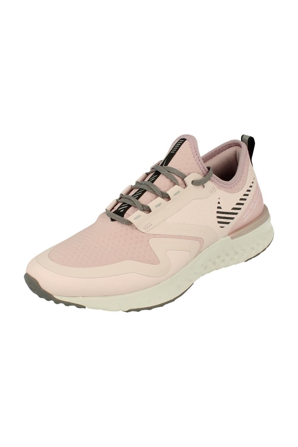 Pink Nike Womens Odyssey React 2 Shield Running Trainers, Image 2 of 6