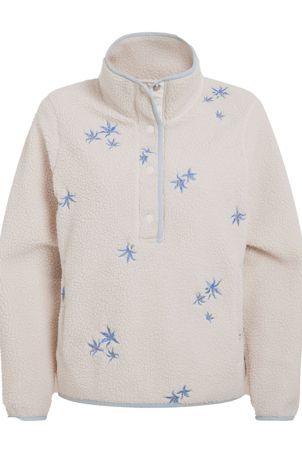 Ecru National Trust Floral Fleece Jacket, Image 1 of 3