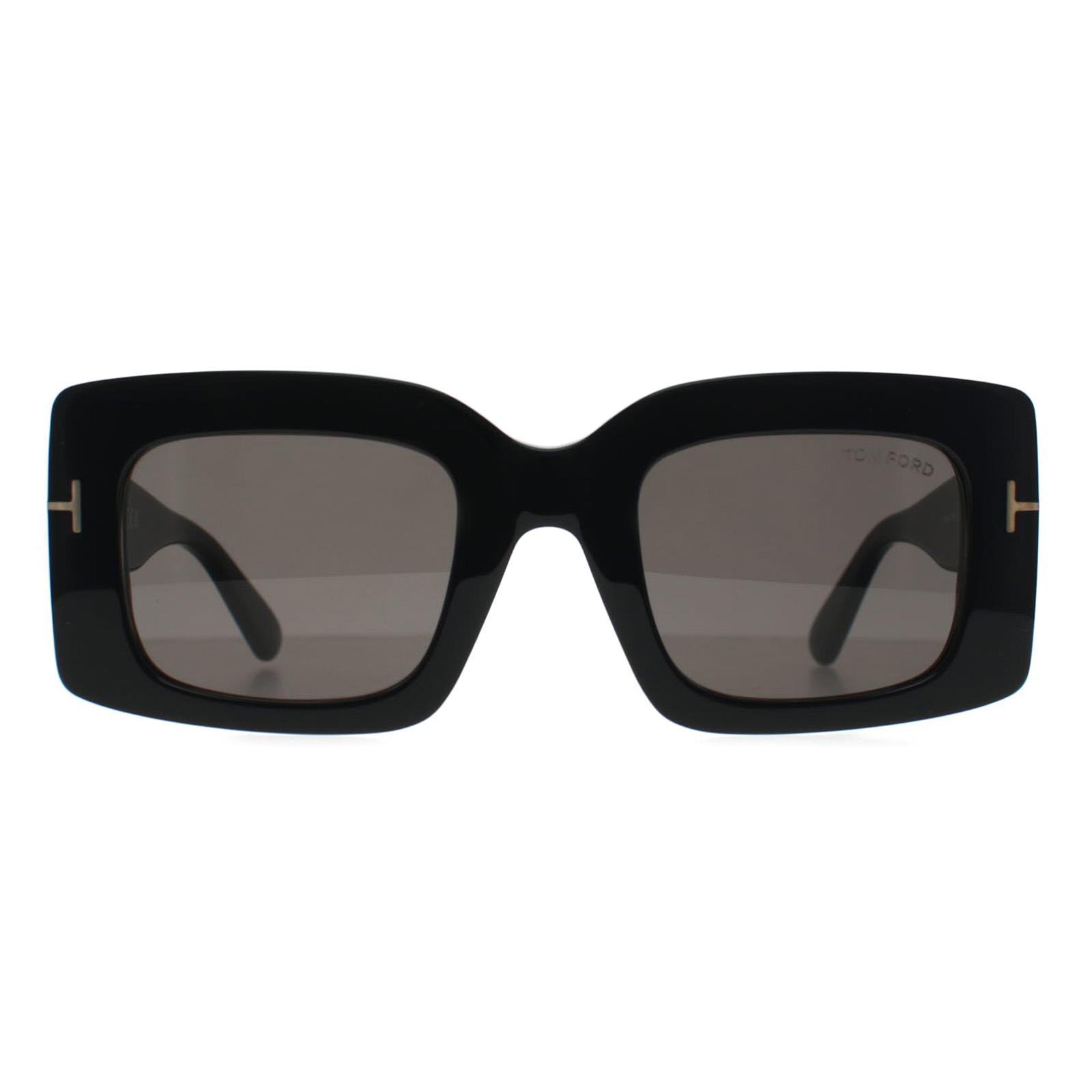 Black Square Shiny Black Grey with Light Mirror Brigitta FT1188, Image 1 of 3