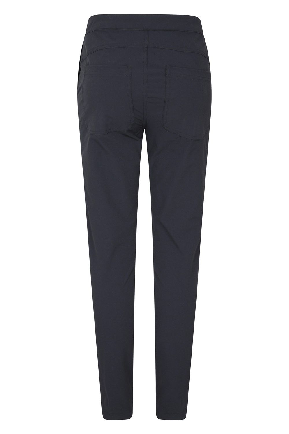Black Regular Kesugi Stretch Slim Trousers, Image 2 of 5