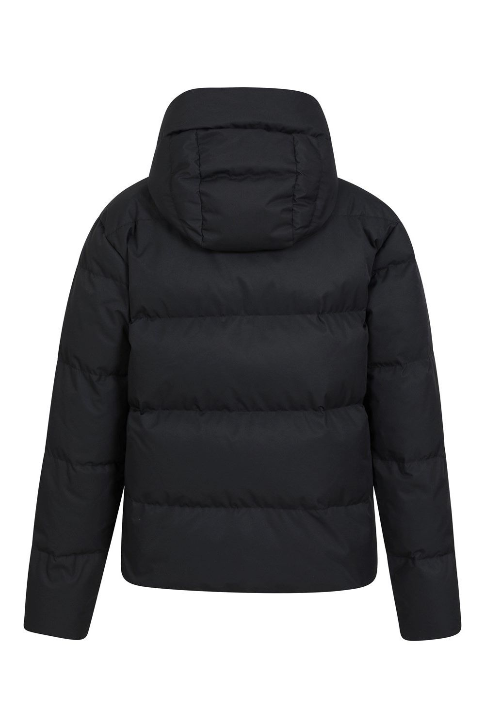 Black Cosy Extreme Short Down Jacket, Image 2 of 5