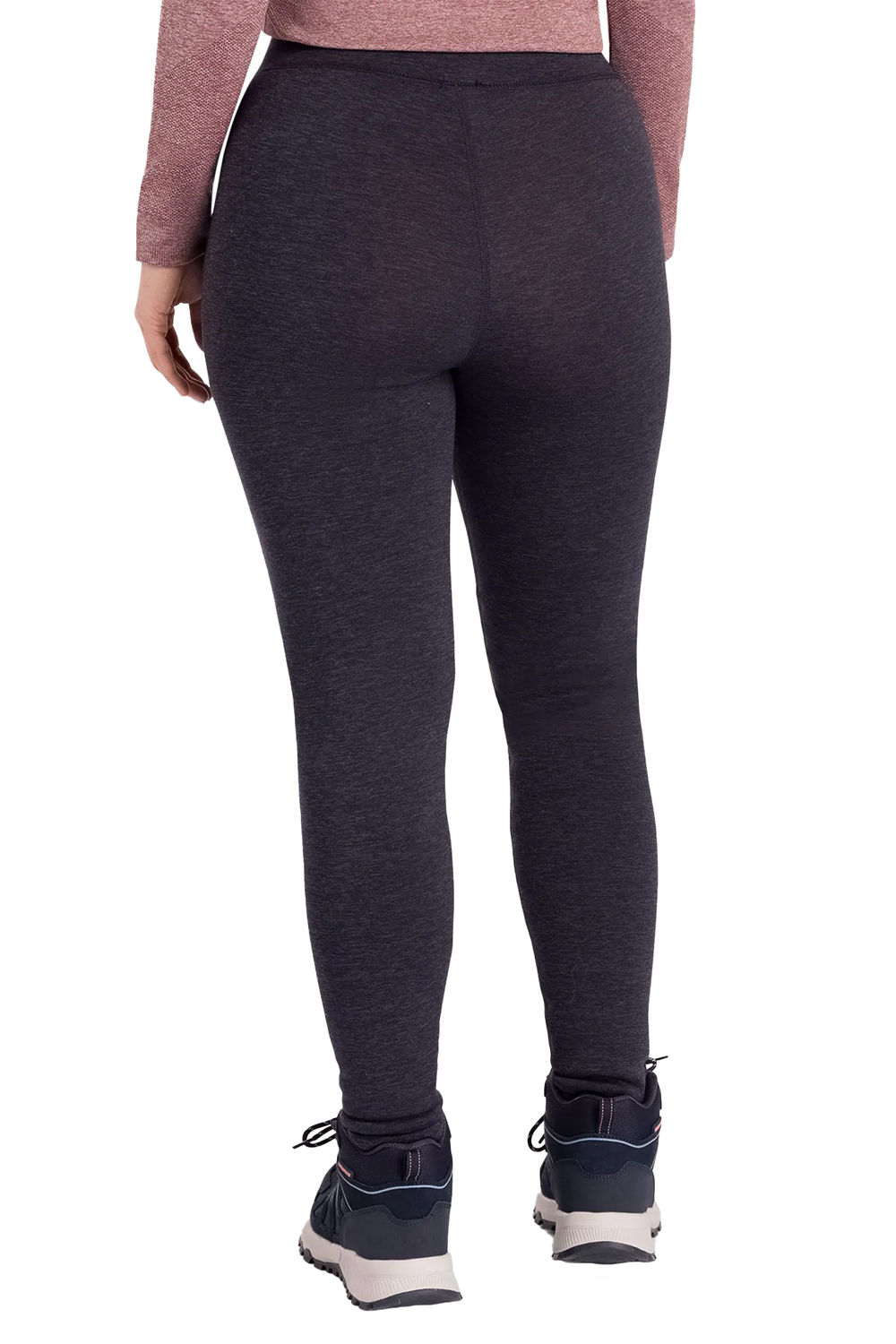 Navy Fuzzy Sherpa Leggings, Image 4 of 5