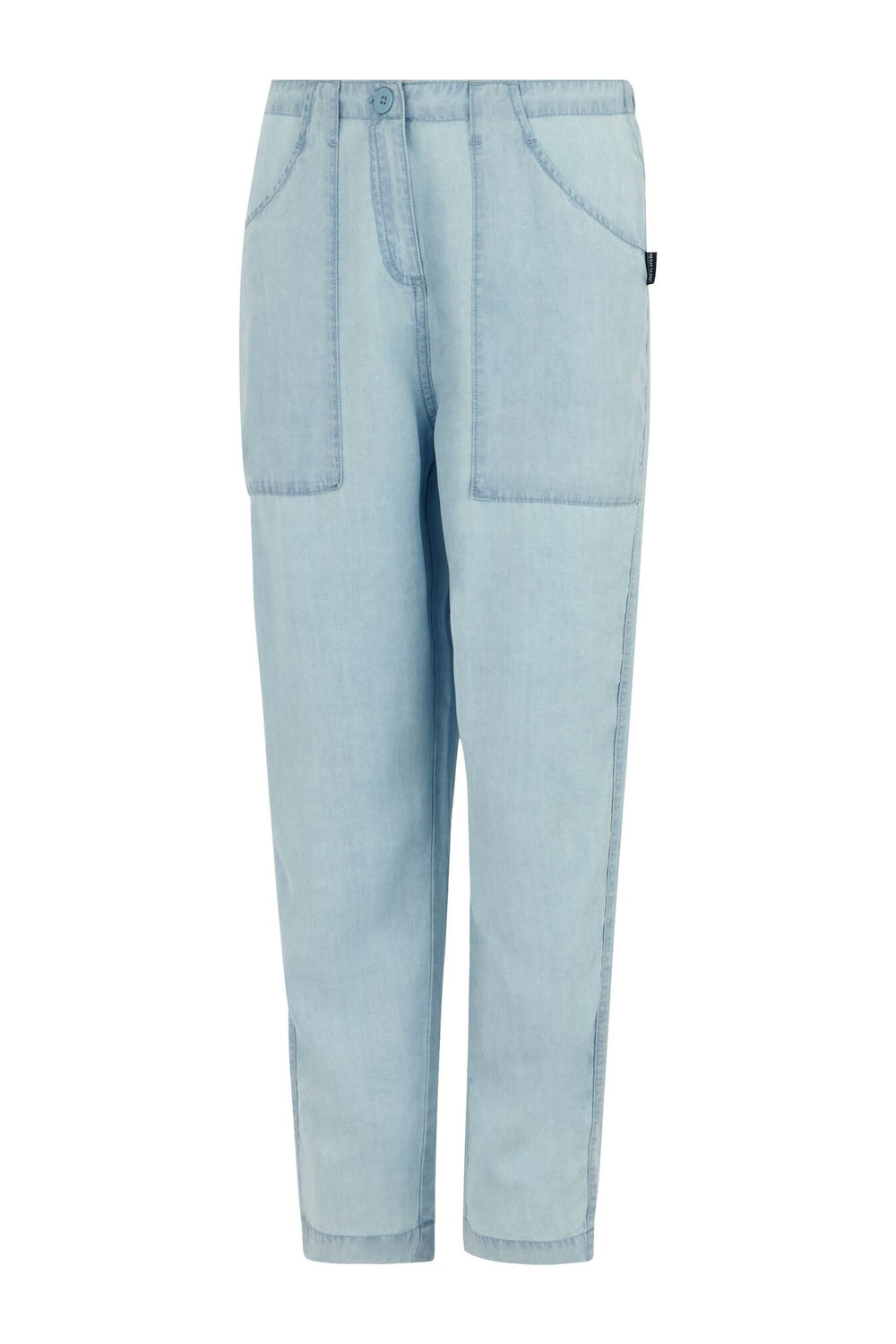 Denim Shorebella Capri Trousers, Image 3 of 6