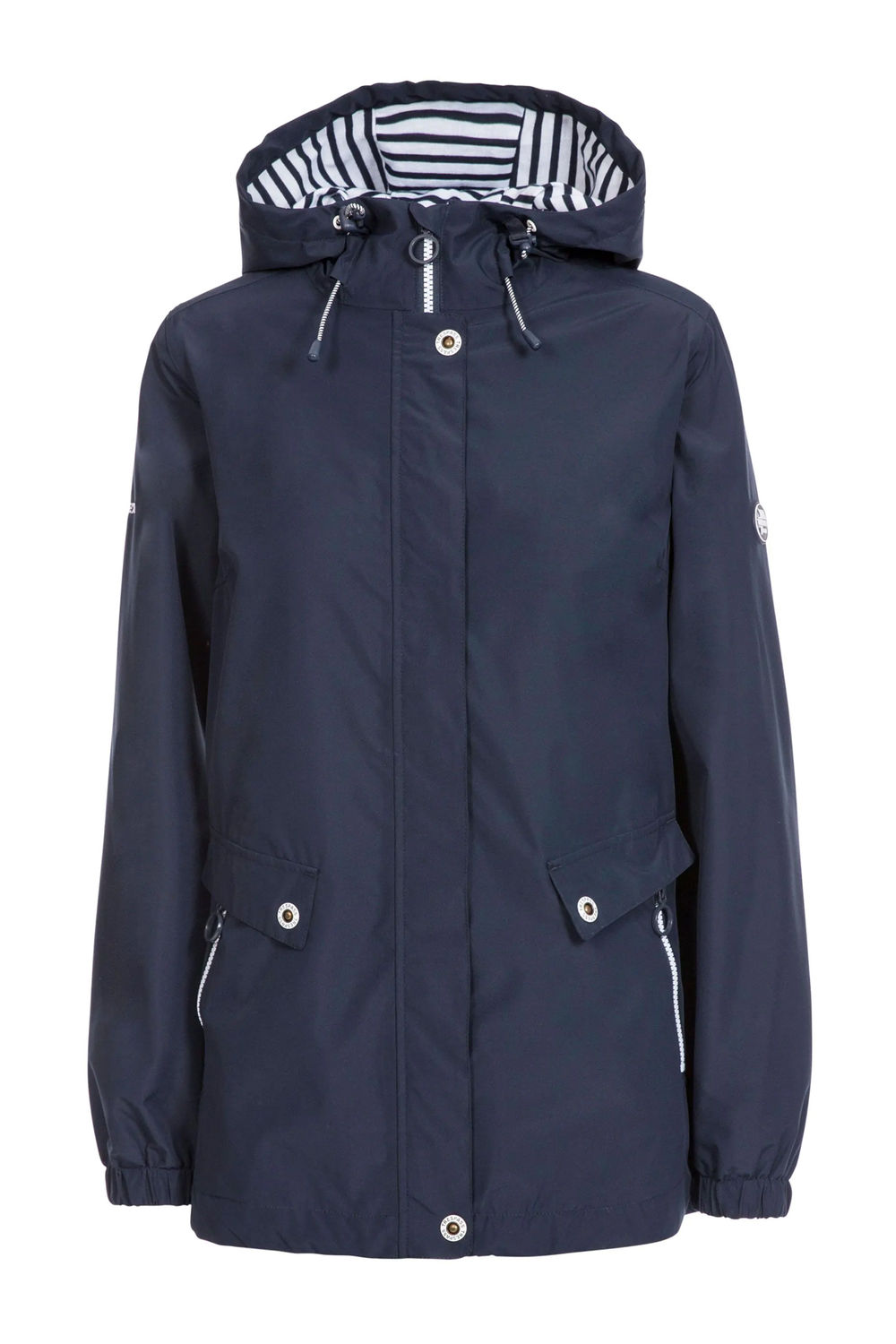 Navy Flourish Waterproof Jacket, Image 1 of 4