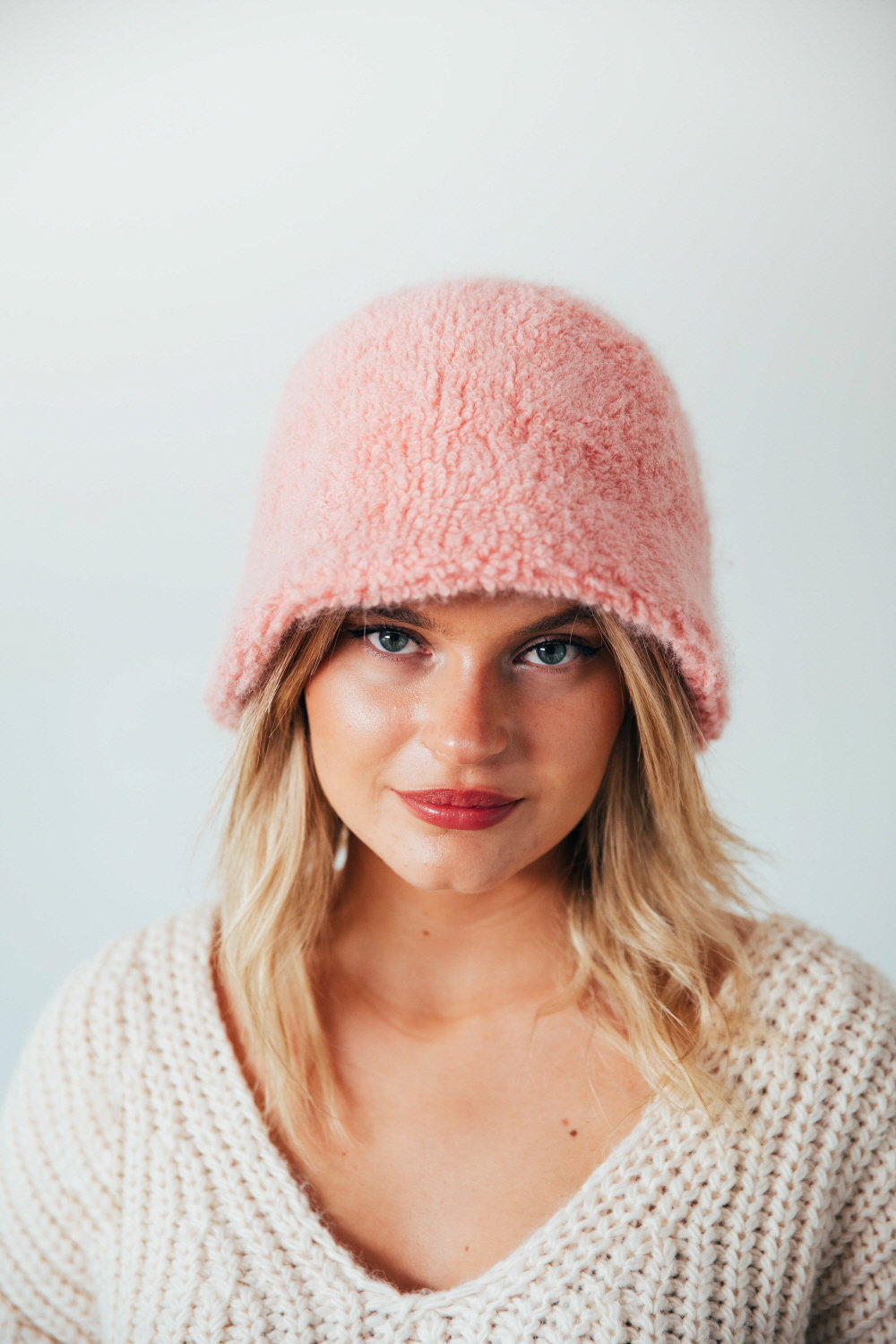 Pink Soft Bucket Hat, Image 1 of 4