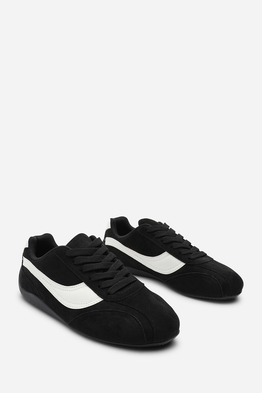 Black 'Venice' Low-Top Lace Up Trainer, Image 4 of 8