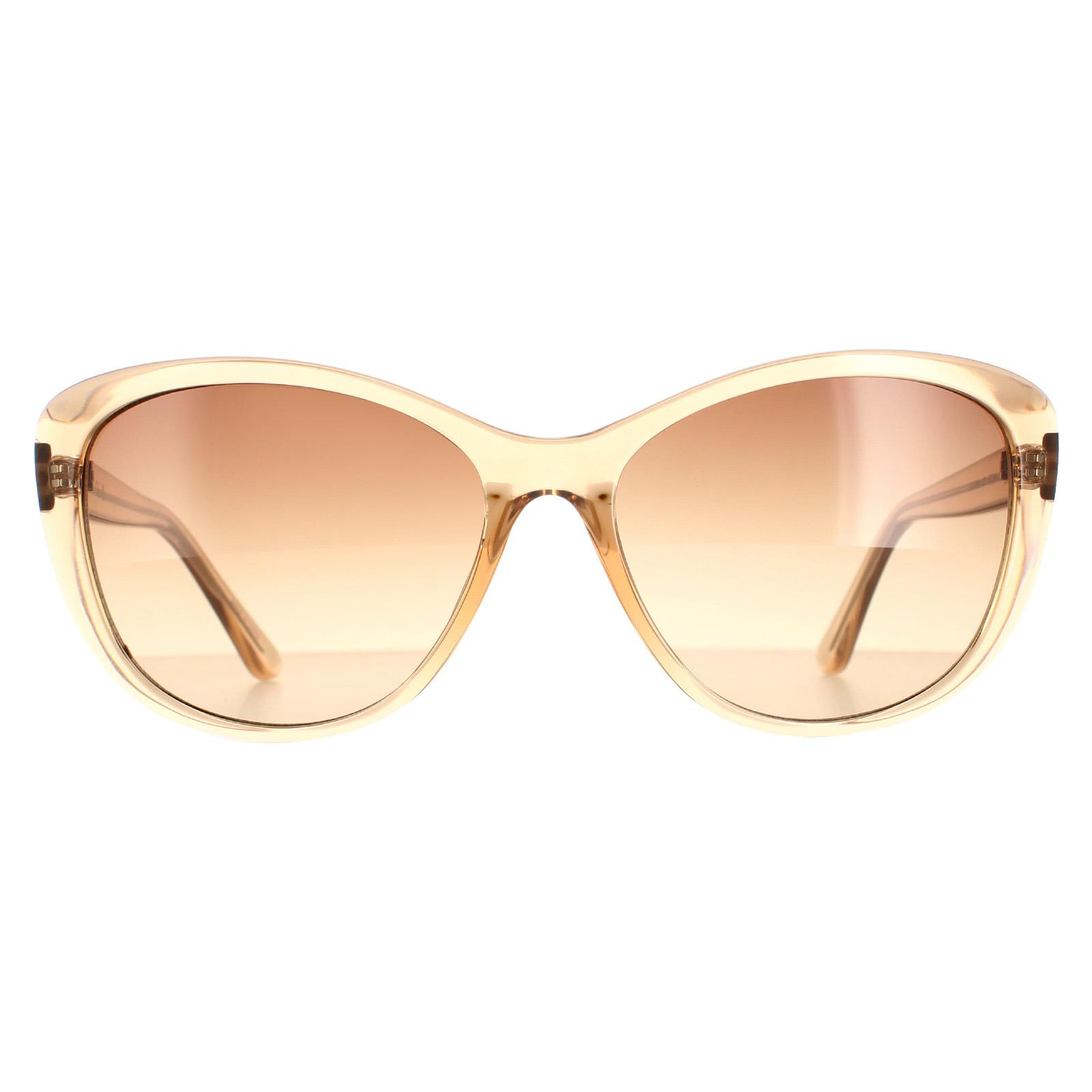 Beige Calvin Klein Beige Cat Eye Crystal Beige Brown Gradient CK19560S, Image 1 of 4
