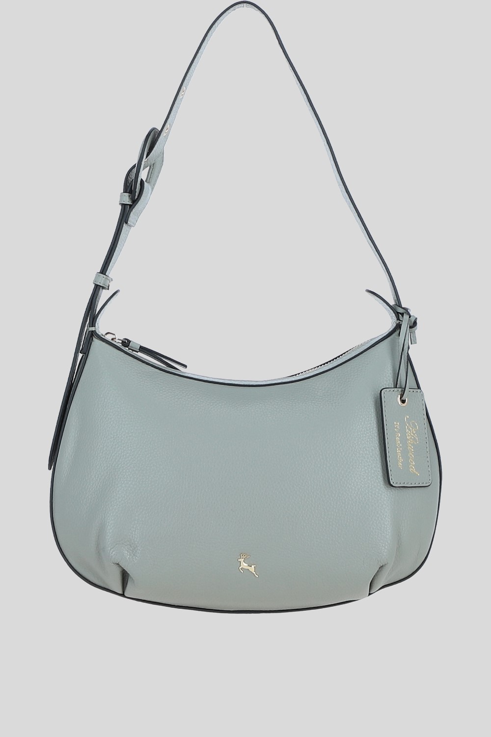 Olive 'Nevina' Real Leather Shoulder Bag, Image 1 of 4