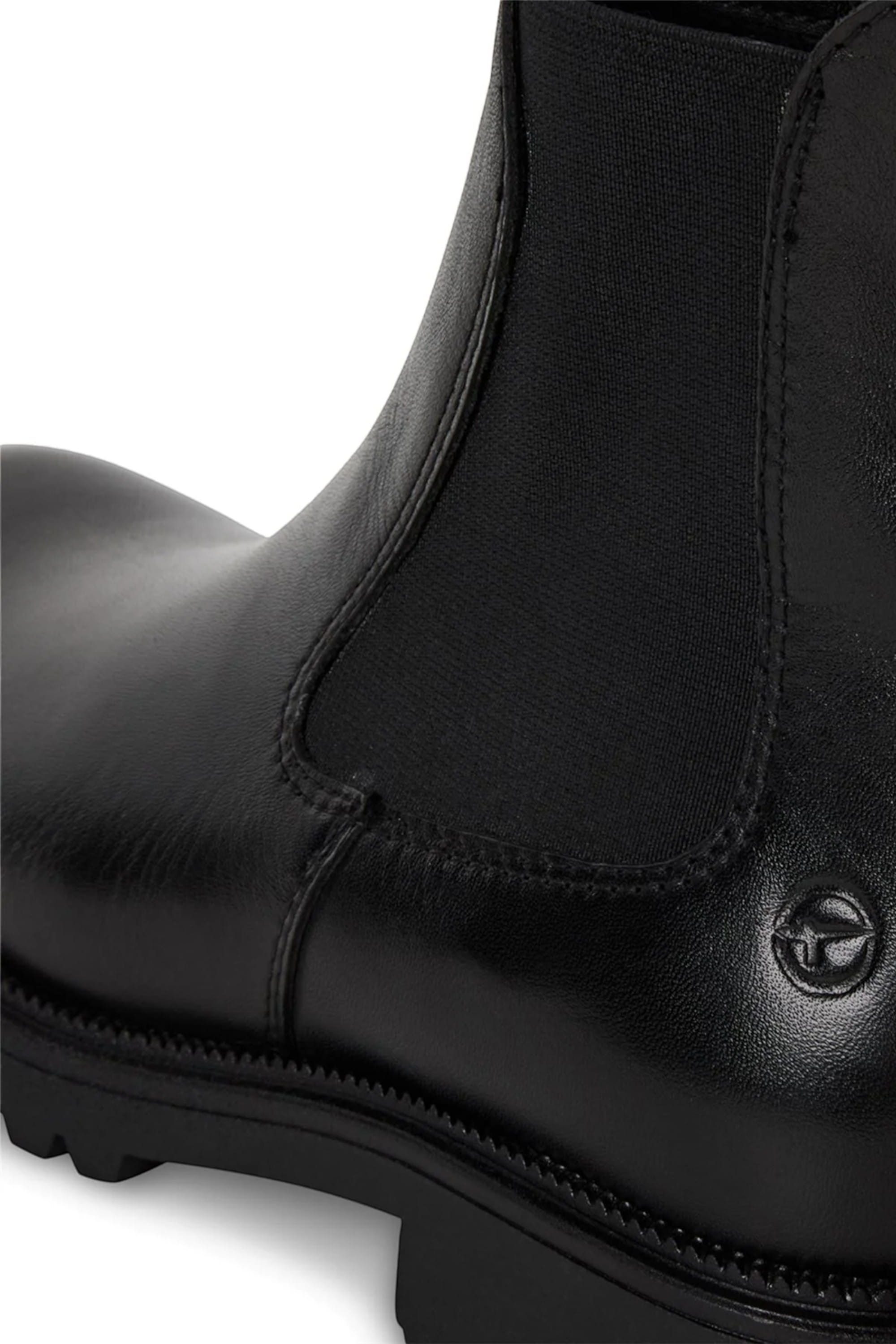 Black Tamaris Womens Black Chelsea Boots, Image 8 of 8