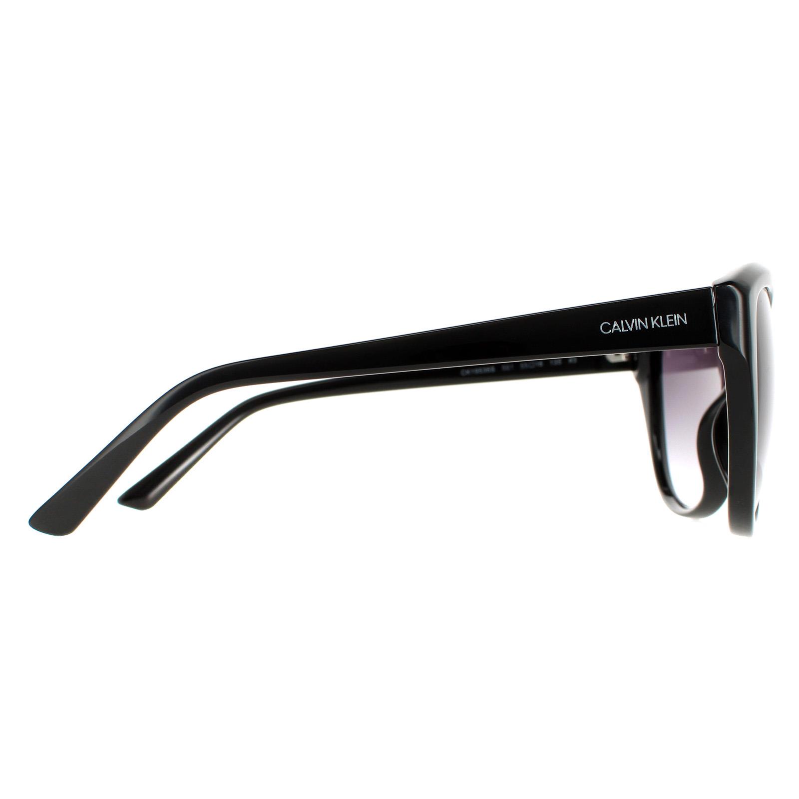 Black Calvin Klein Black Cat Eye Black Grey Gradient CK19536S, Image 4 of 4