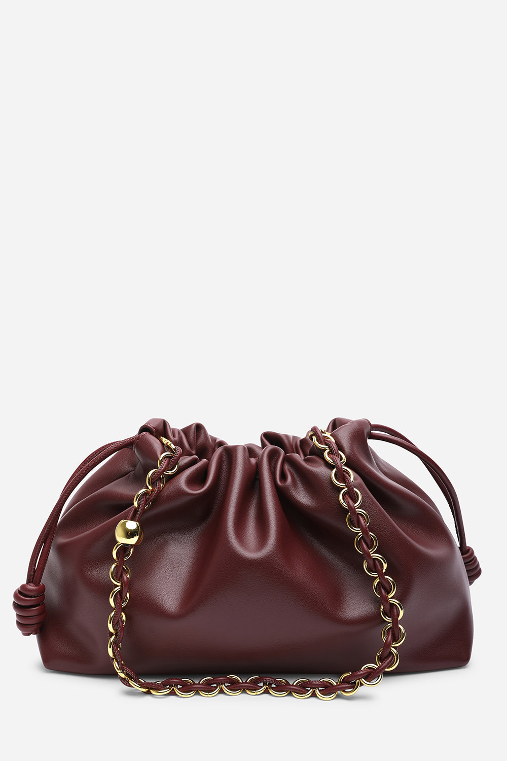Maroon Where's That From Maroon Auric Drawstring Shoulder Bag, Image 6 of 8