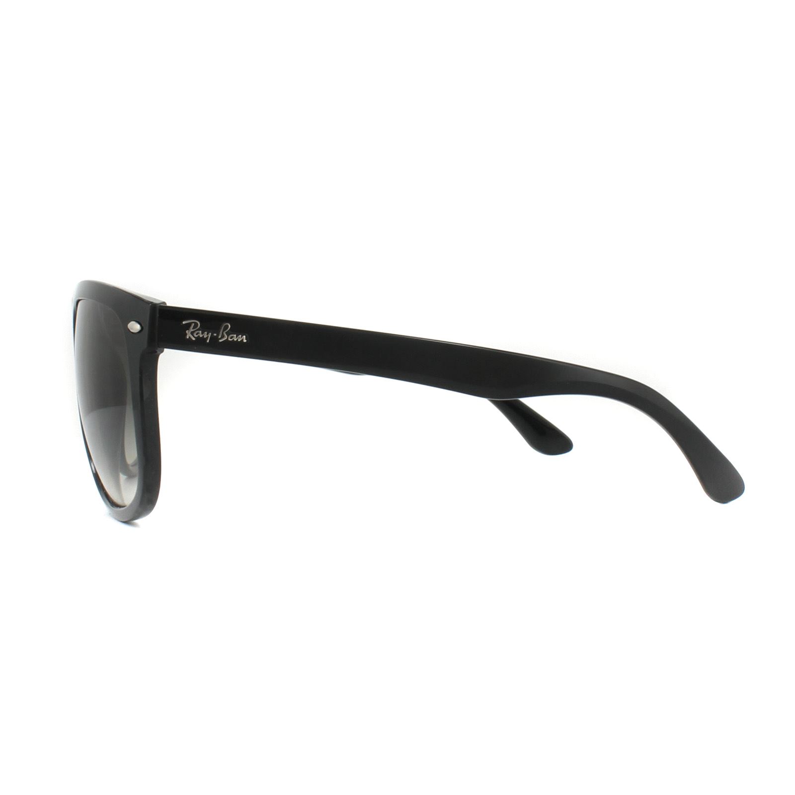 Black Ray-Ban Black Rectangle Black Grey Gradient 4147 Sunglasses, Image 3 of 4