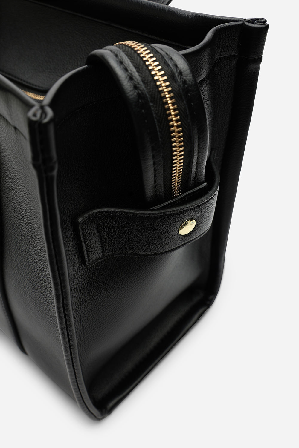 Black Quarry Tote bag With Top Grab Handles, Image 6 of 7