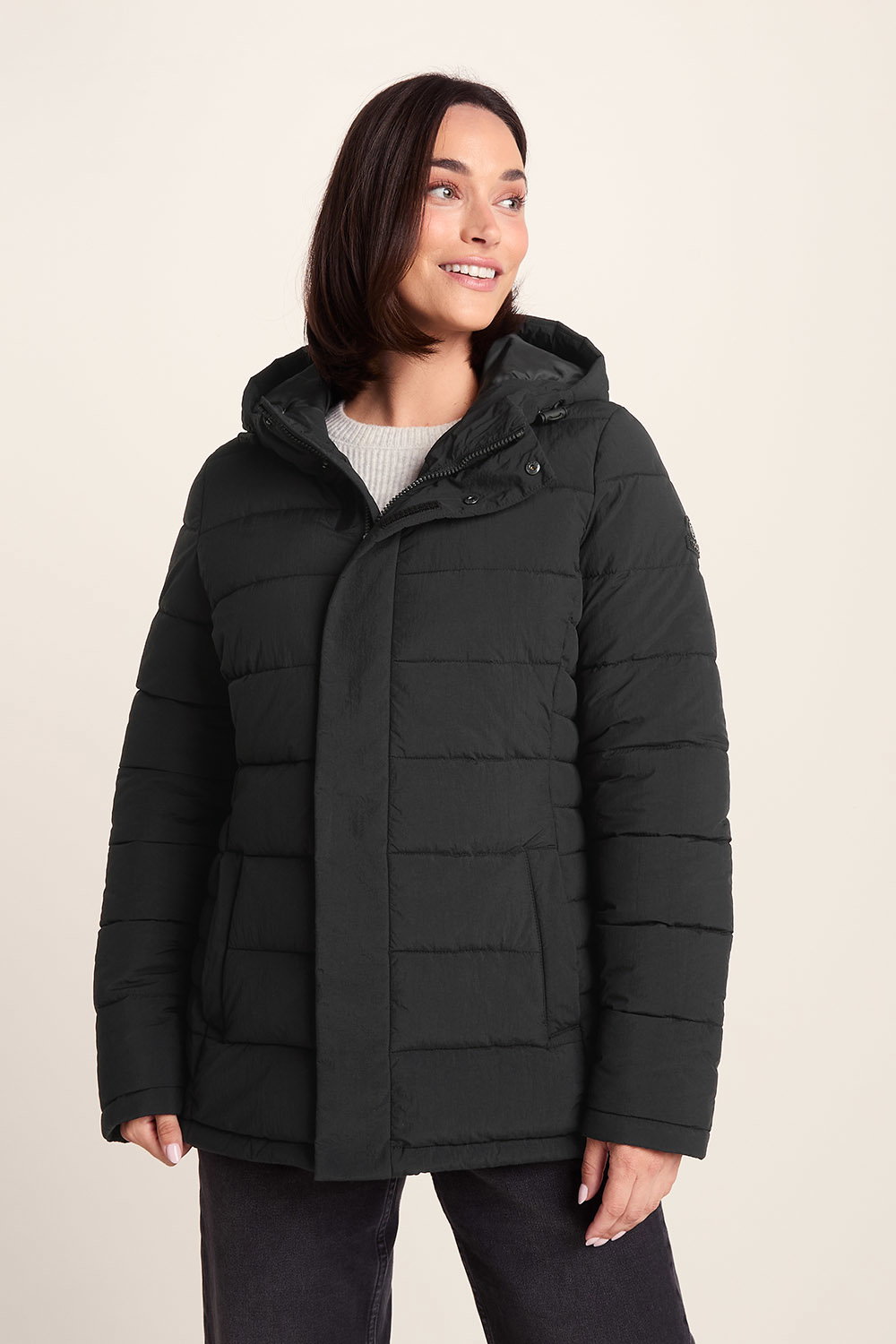 Black Sleight Short Insulated Parka, Image 1 of 6
