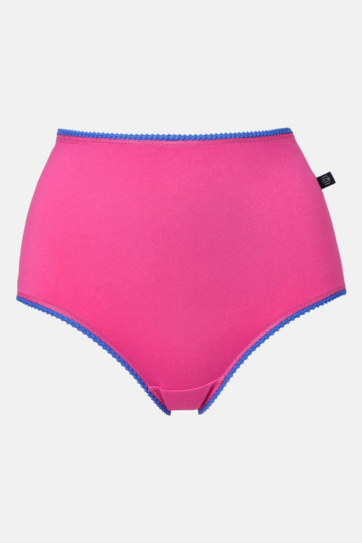 Teal Pack of Three "Amusements" Cotton Full Briefs, Image 7 of 7