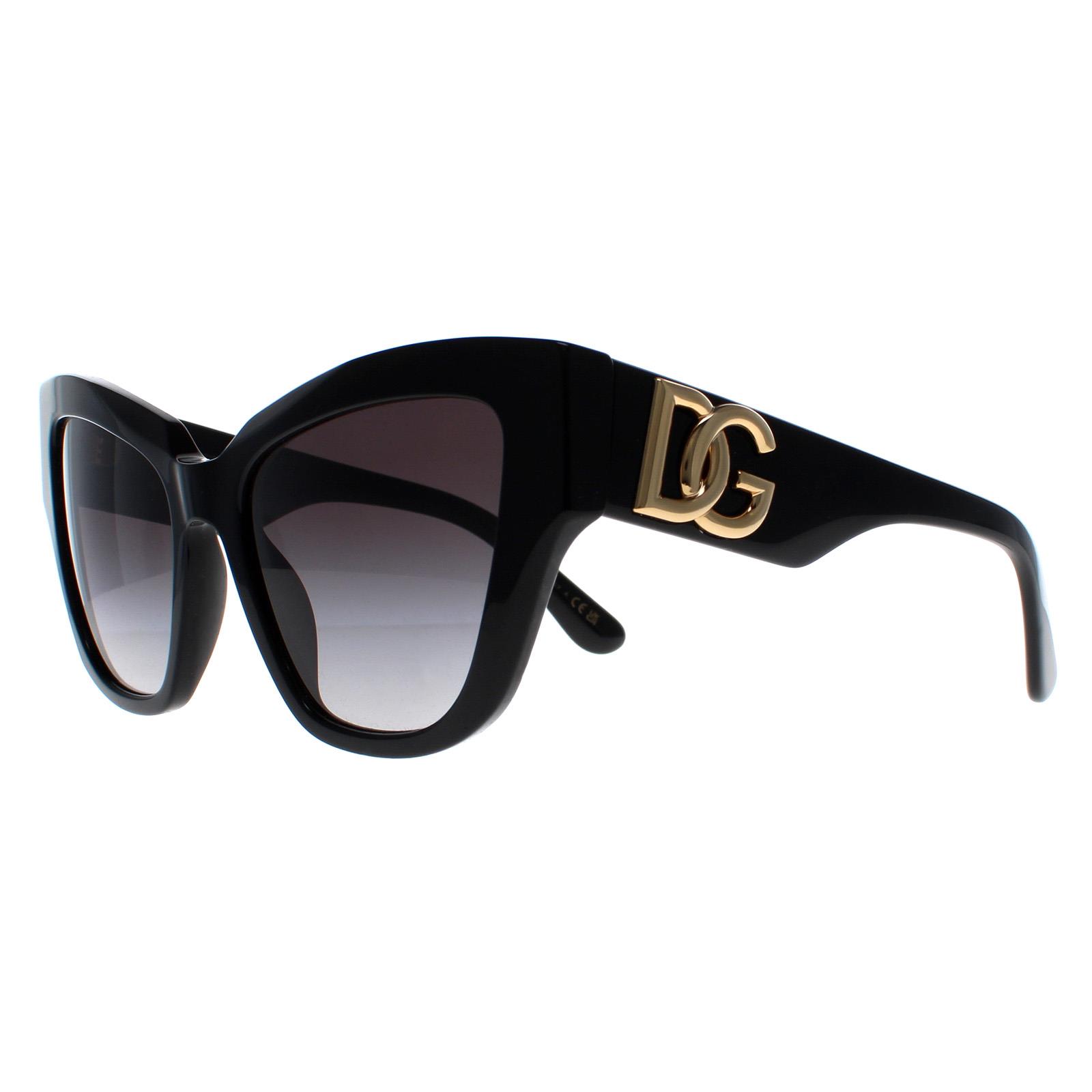 Black Dolce and Gabbana Black Cat Eye Black Grey Gradient DG4404, Image 2 of 6