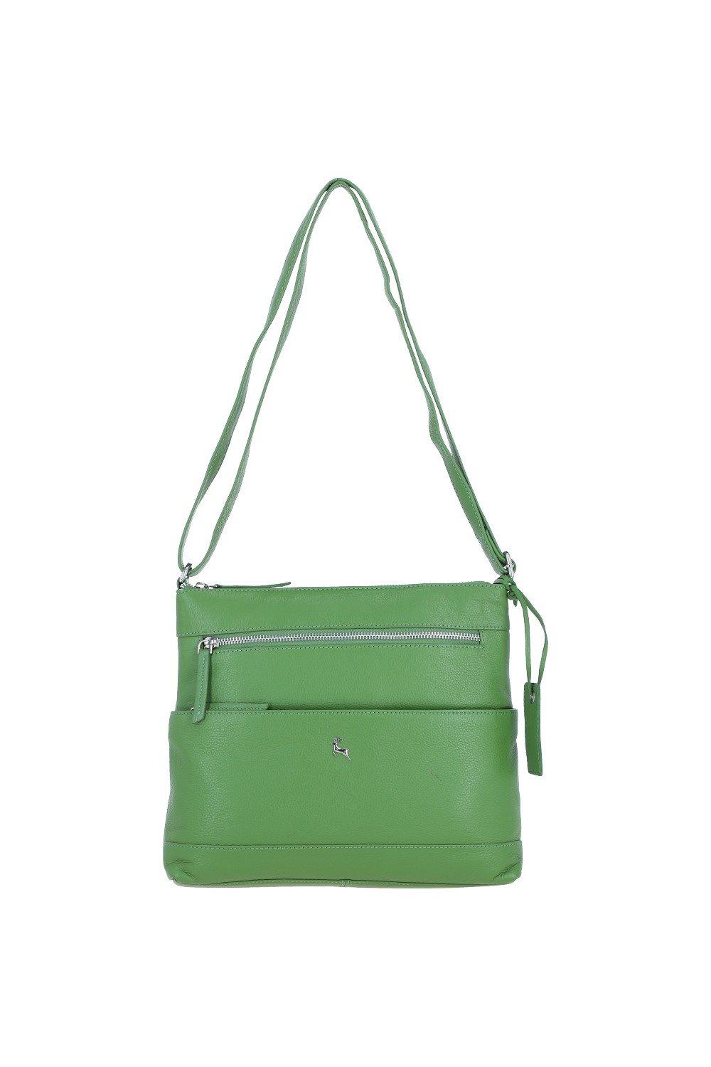 Green Ashwood Leather Green 'Derby' Stylish Real Leather Shoulder Bag, Image 2 of 5