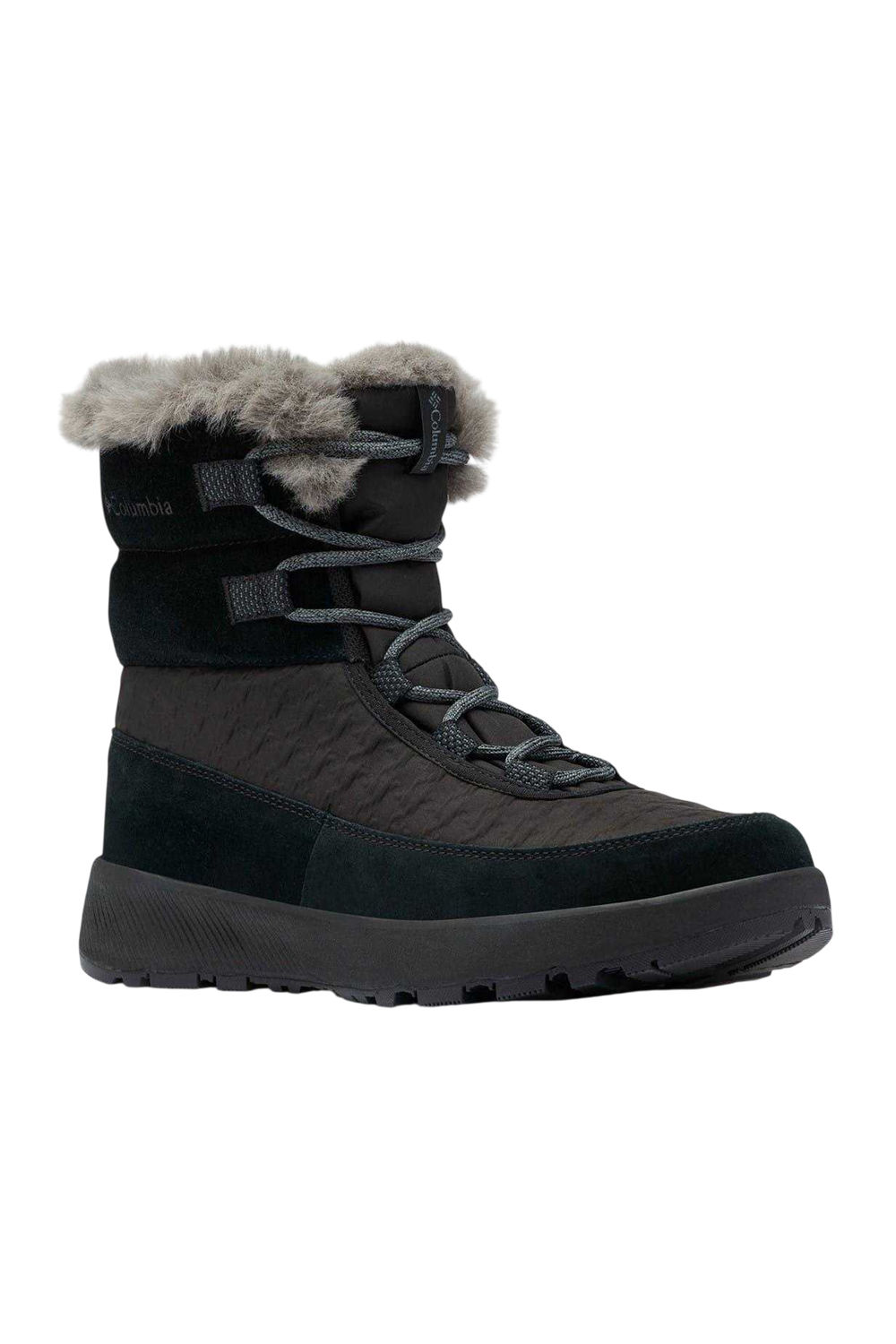 Black Slope LD61 Suede Winter Boots, Image 1 of 4